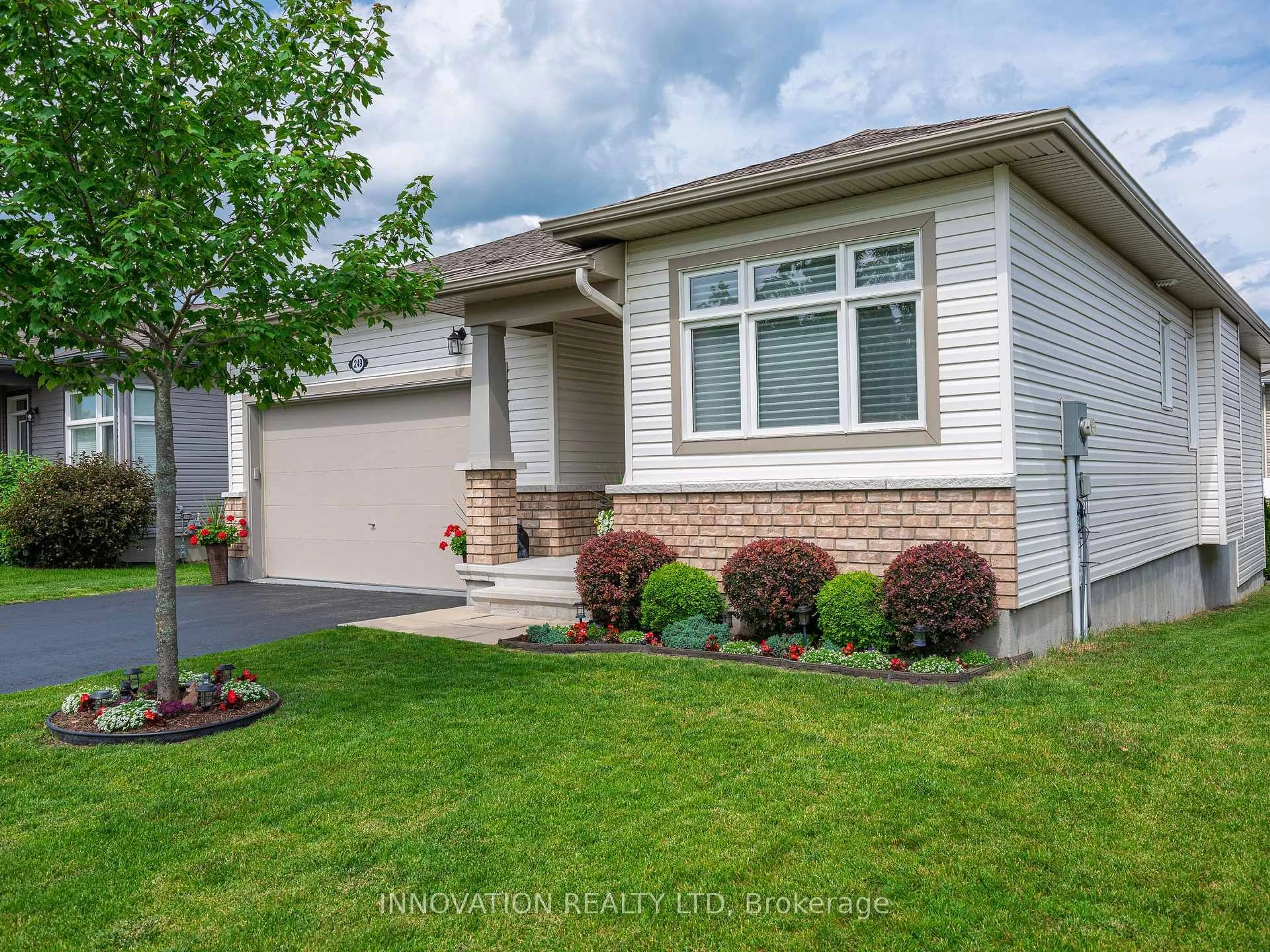 Home with vinyl exterior material, street for 249 Edey St, Arnprior Ontario K7S 2X8