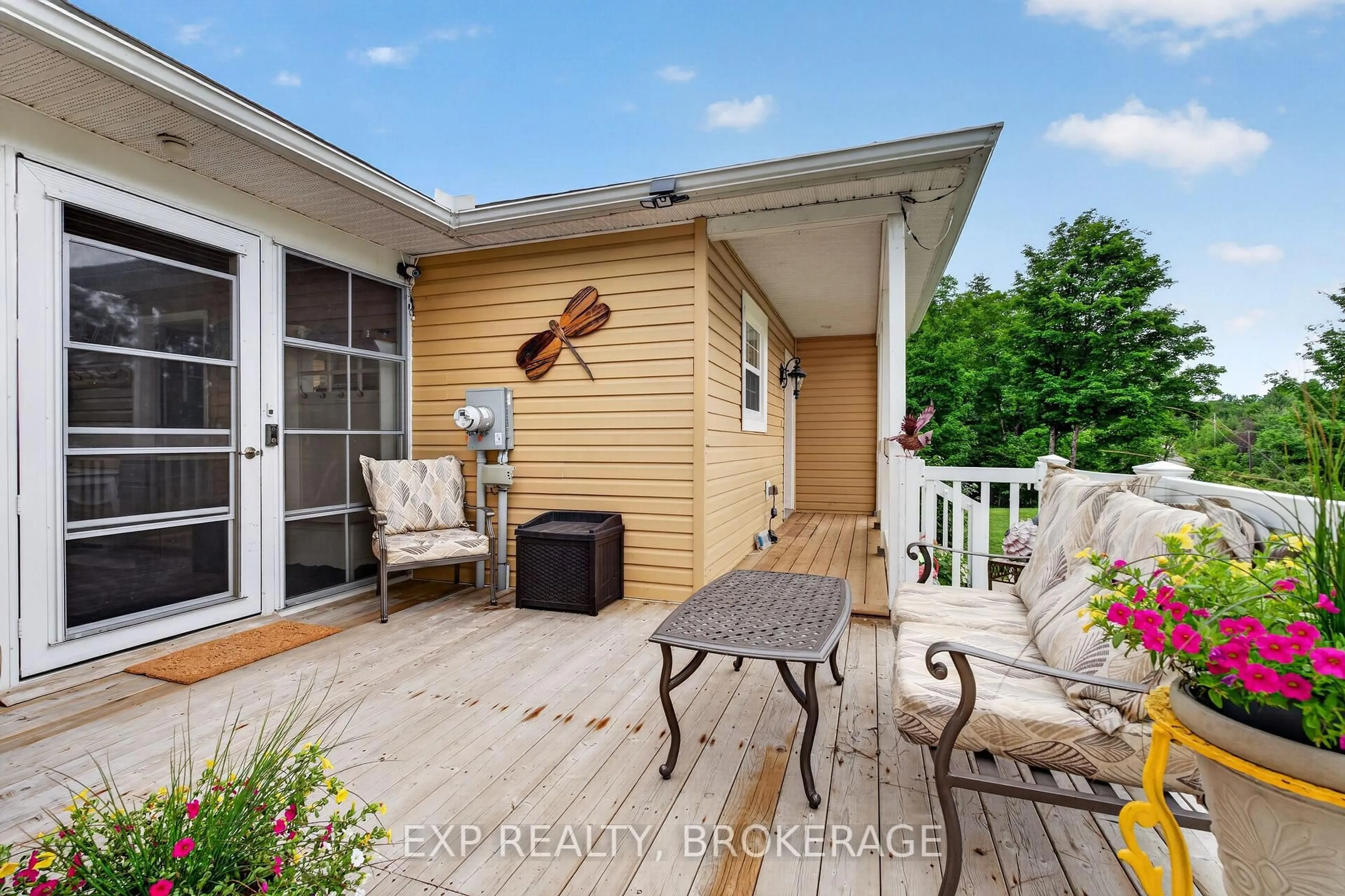 Patio, water/lake/river/ocean view for 3288 LONG LAKE Rd, Mountain Grove Ontario K0H 2E0