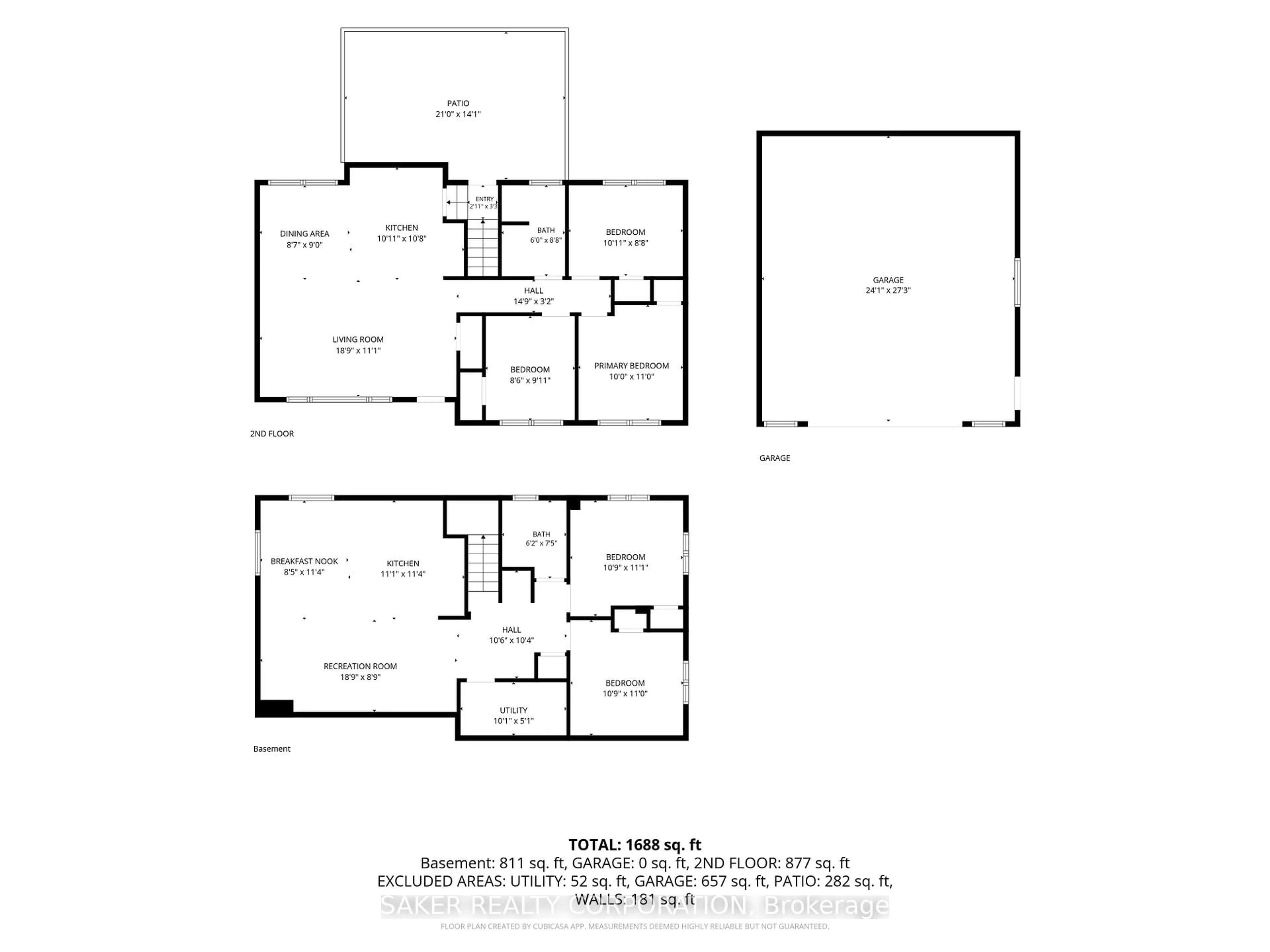 Floor plan for 96 Wethered St, London East Ontario N5Y 1H3