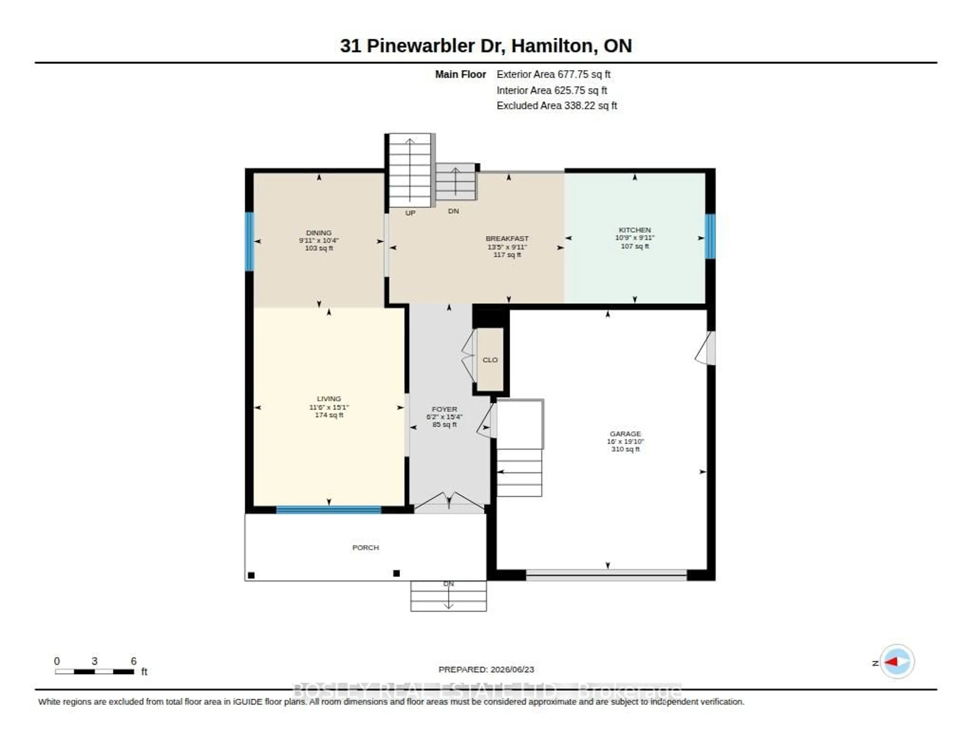 Floor plan for 31 Pinewarbler Dr, Hamilton Ontario L9A 4Z8