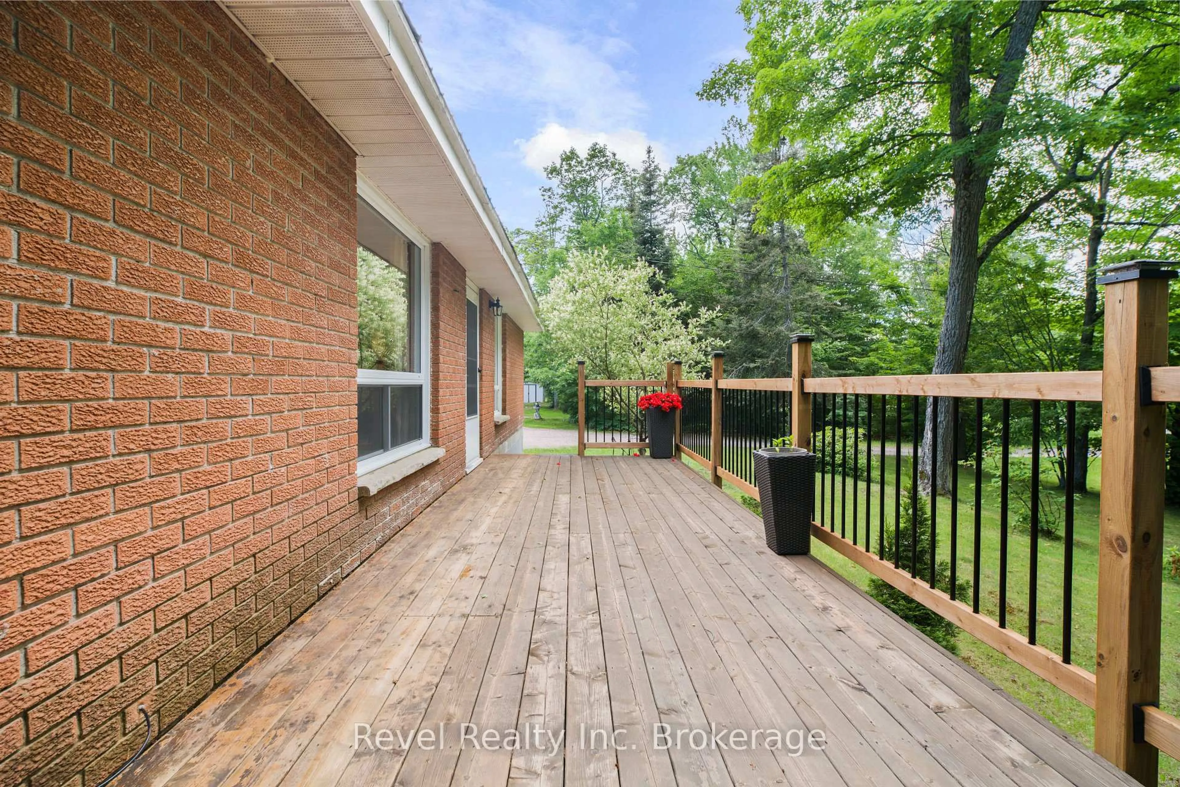 Patio, forest/trees view for 3529 Highway 534, Nipissing Ontario P0H 1W0