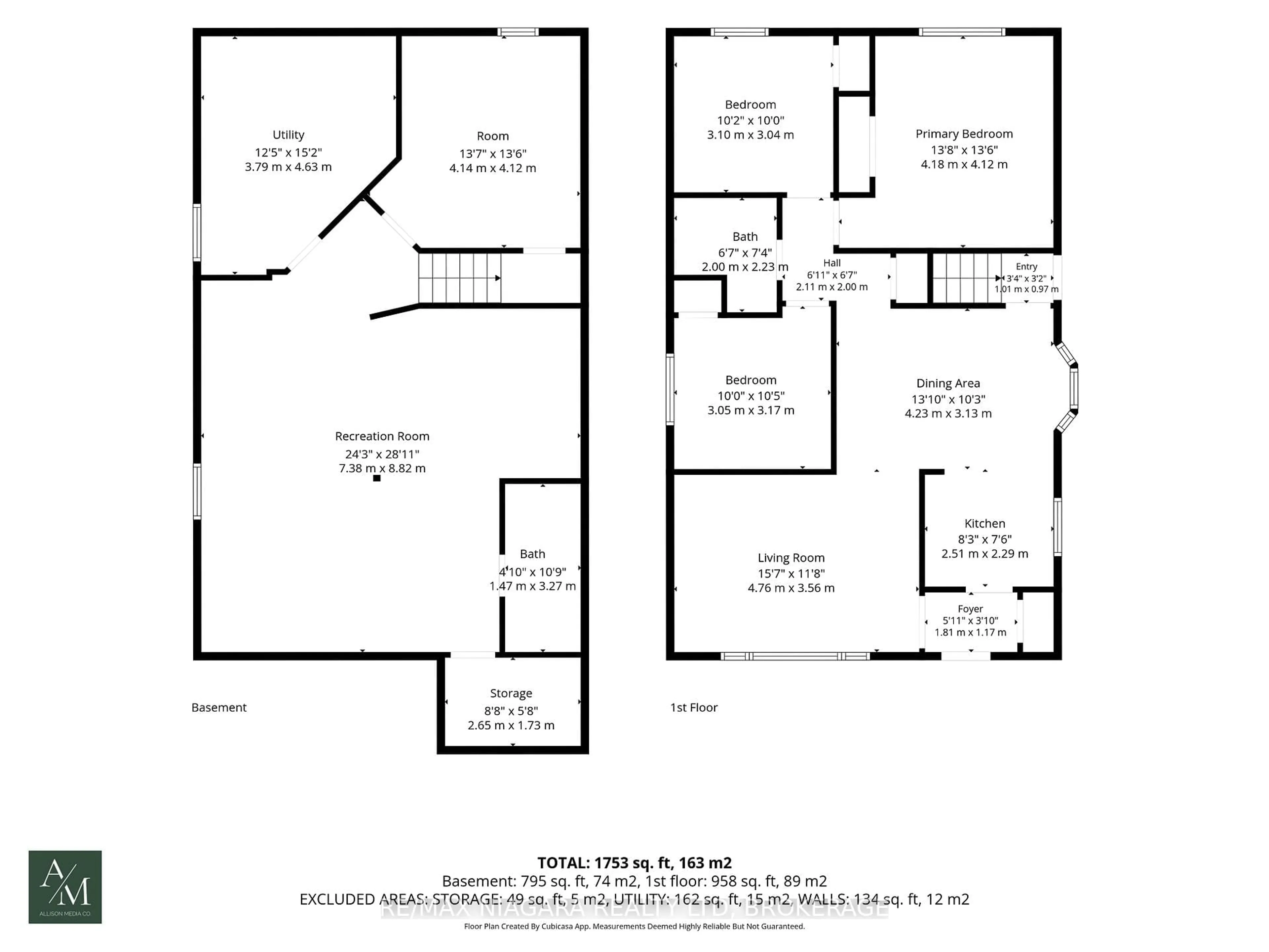 Floor plan for 5777 Sunnylea Cres, Niagara Falls Ontario L2G 2S1