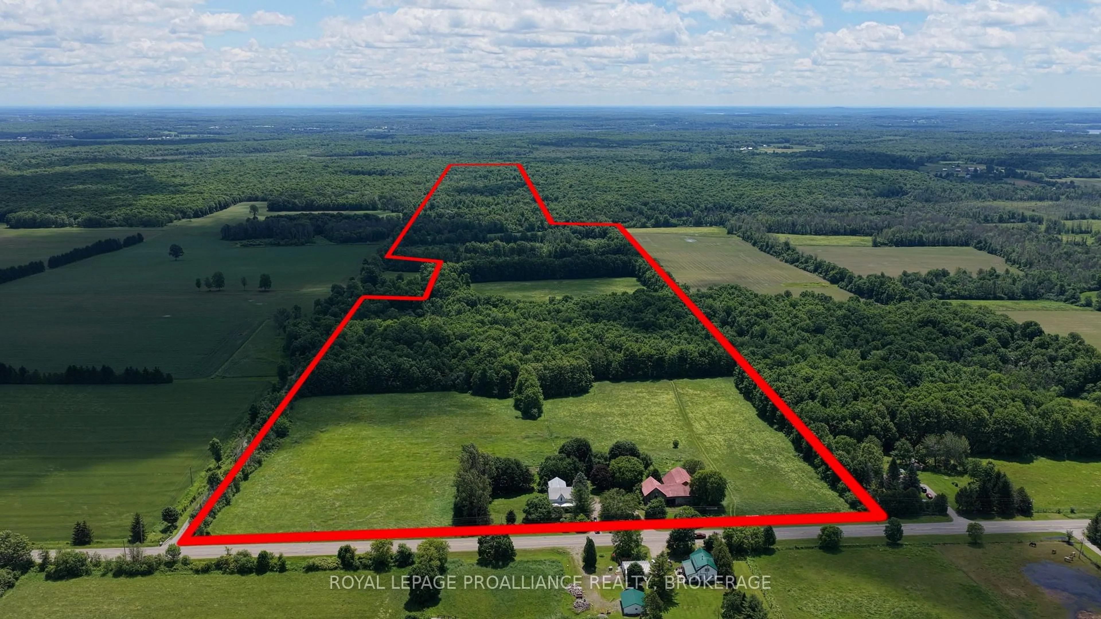 A pic from outside/outdoor area/front of a property/back of a property/a pic from drone, unknown for 1462 COUNTY ROAD 8, Rideau Lakes Ontario K0E 1Y0