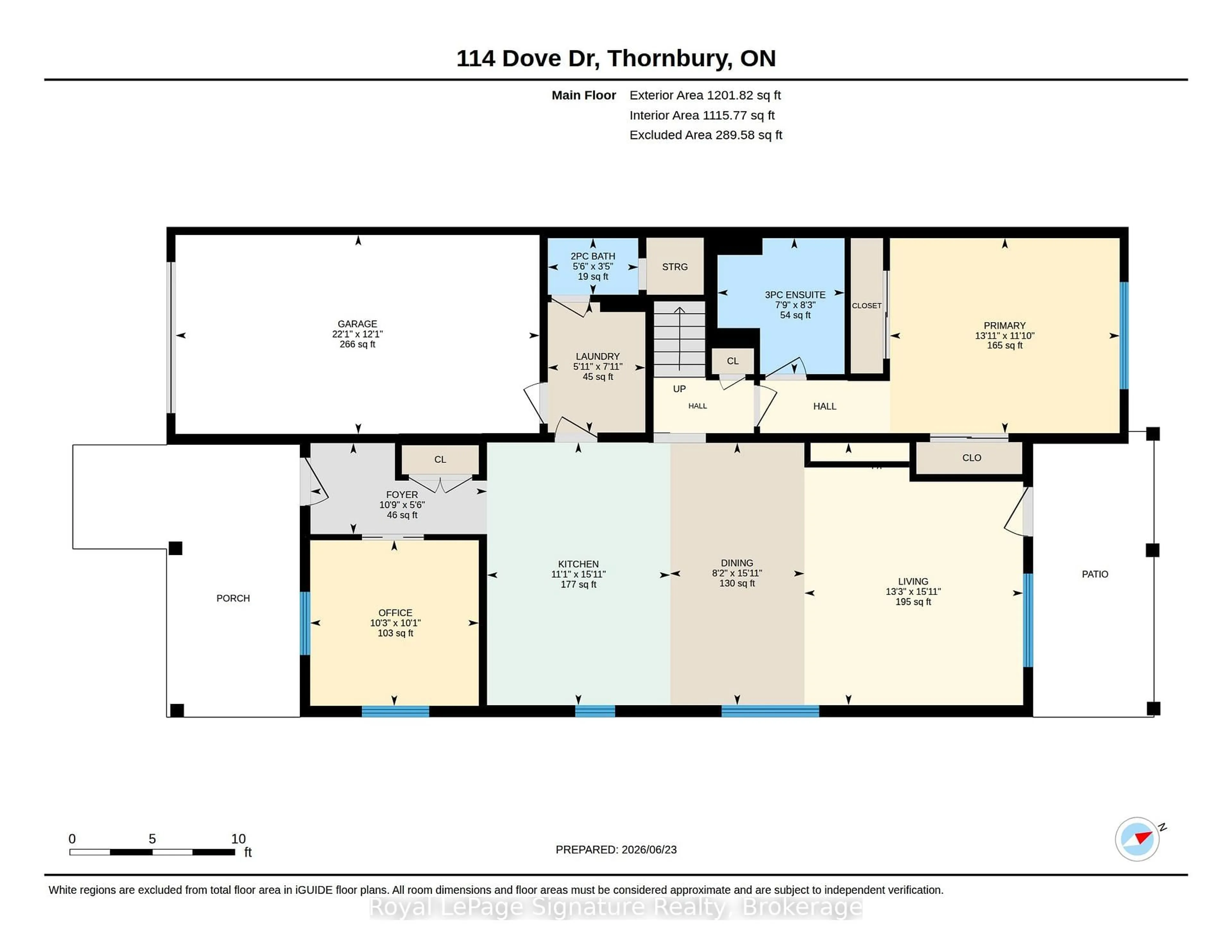 Floor plan for 114 Dove Dr, Blue Mountains Ontario N0H 2P0