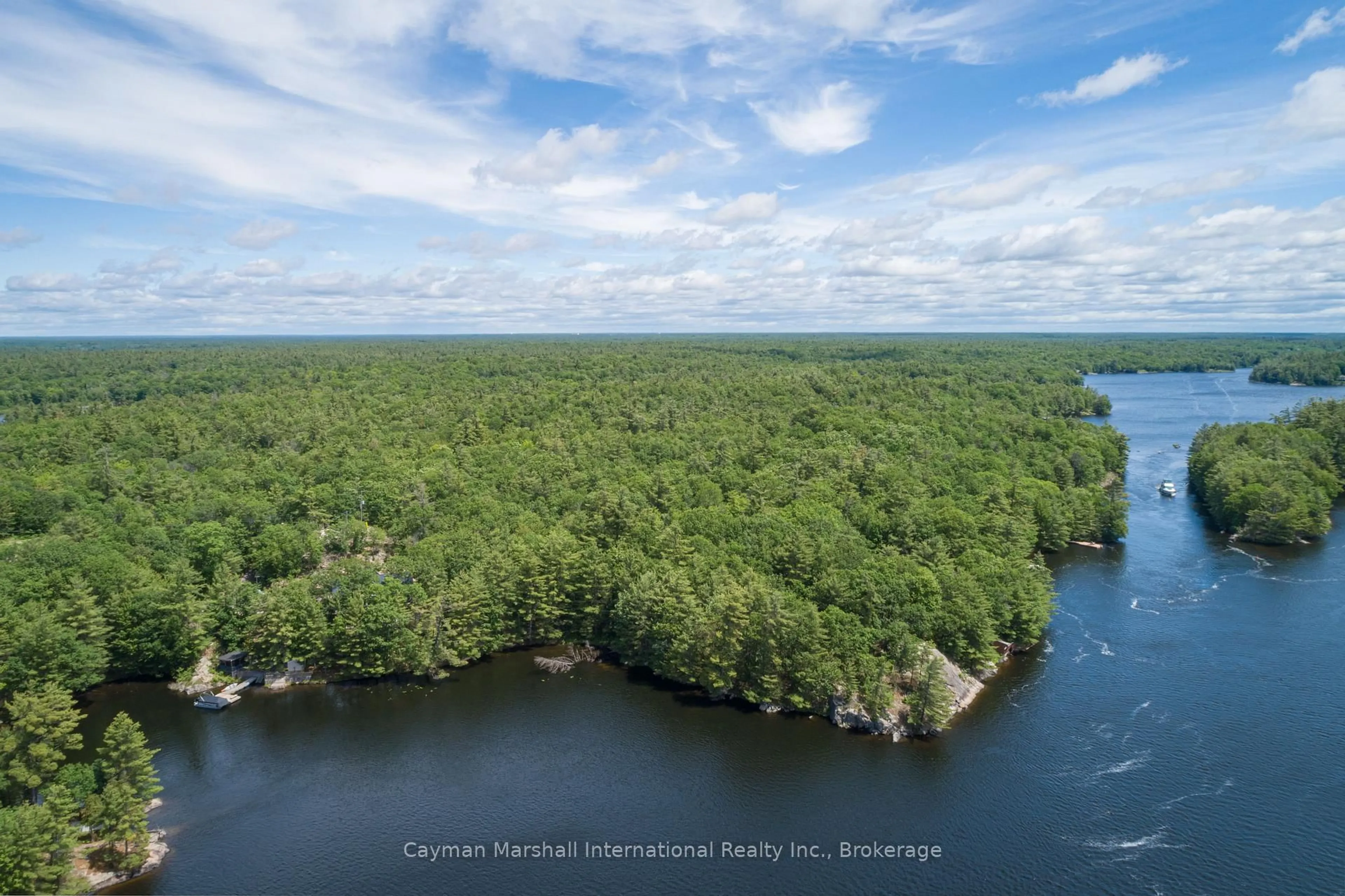 A pic from outside/outdoor area/front of a property/back of a property/a pic from drone, water/lake/river/ocean view for 1465 West Lionshead Rd, Gravenhurst Ontario P0E 1N0