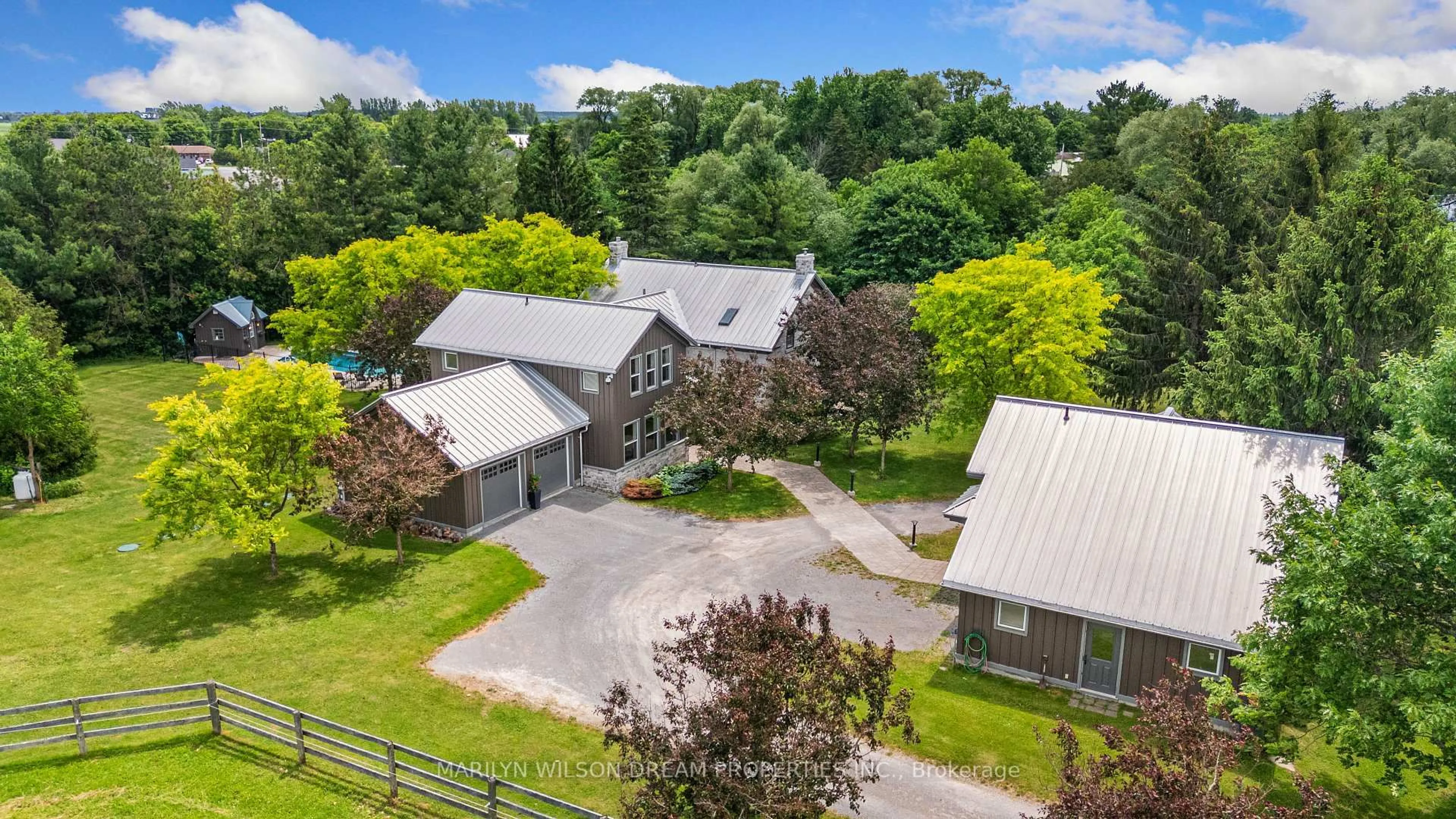 A pic from outside/outdoor area/front of a property/back of a property/a pic from drone, unknown for 3856 Loggers Way, Kinburn Ontario K0A 2H0