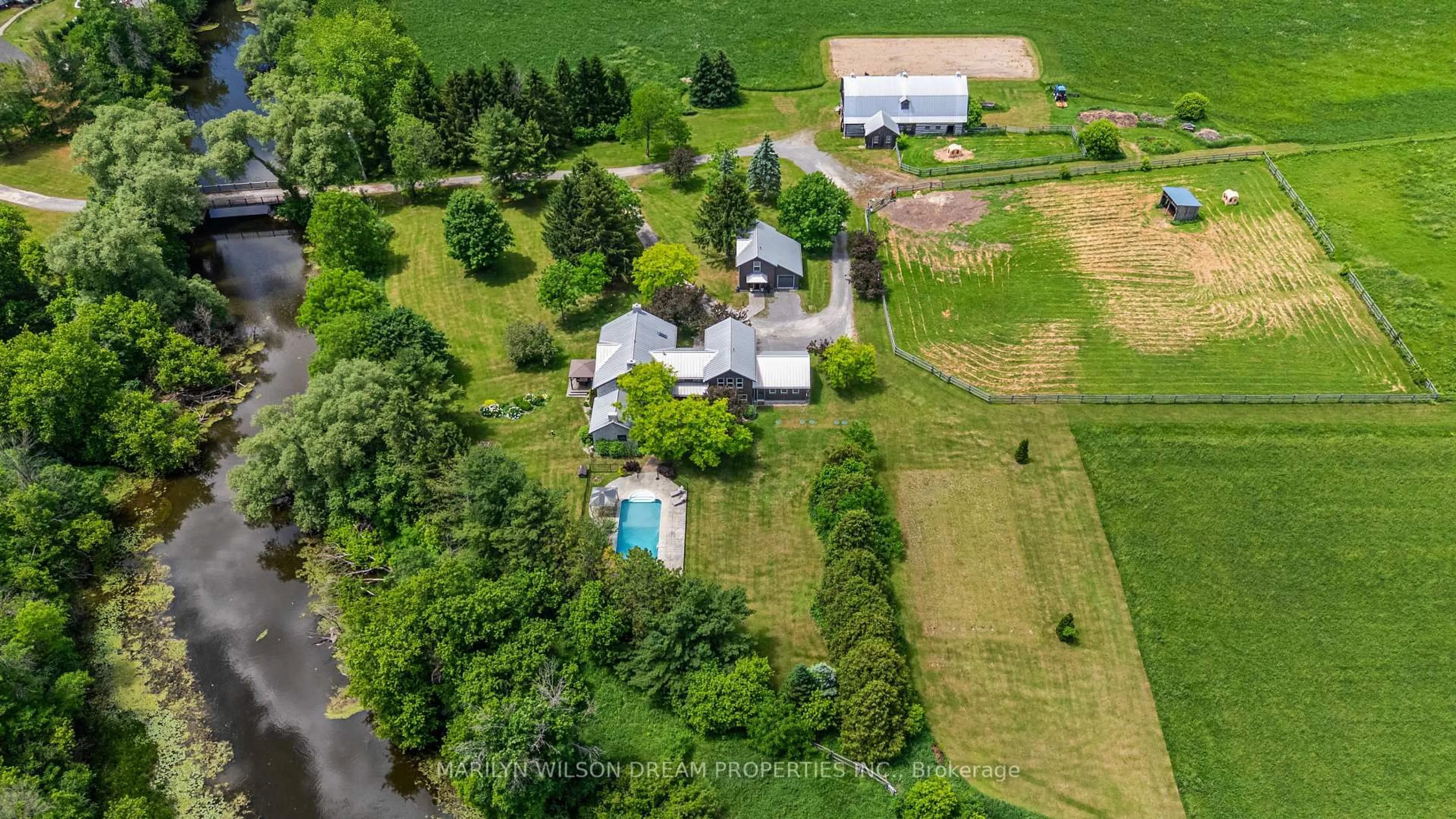 A pic from outside/outdoor area/front of a property/back of a property/a pic from drone, water/lake/river/ocean view for 3856 Loggers Way, Kinburn Ontario K0A 2H0