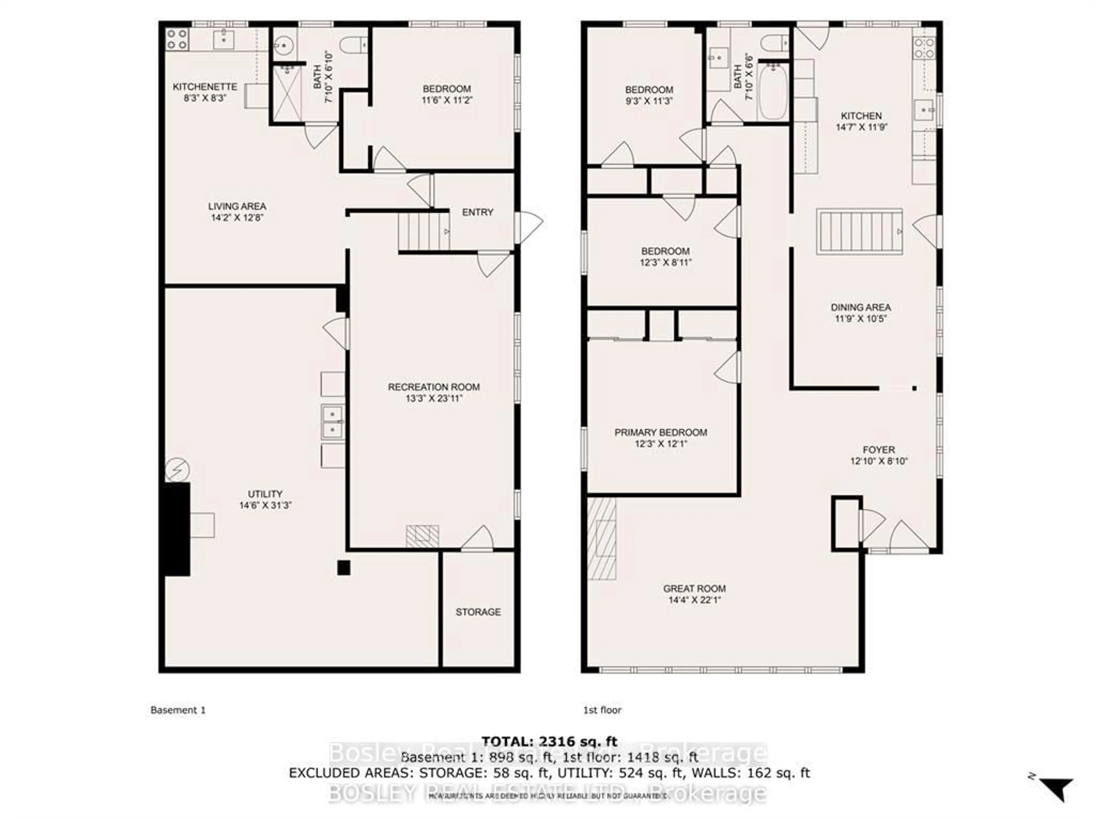 Floor plan for 380 D'Arcy St, Cobourg Ontario K9A 4A5