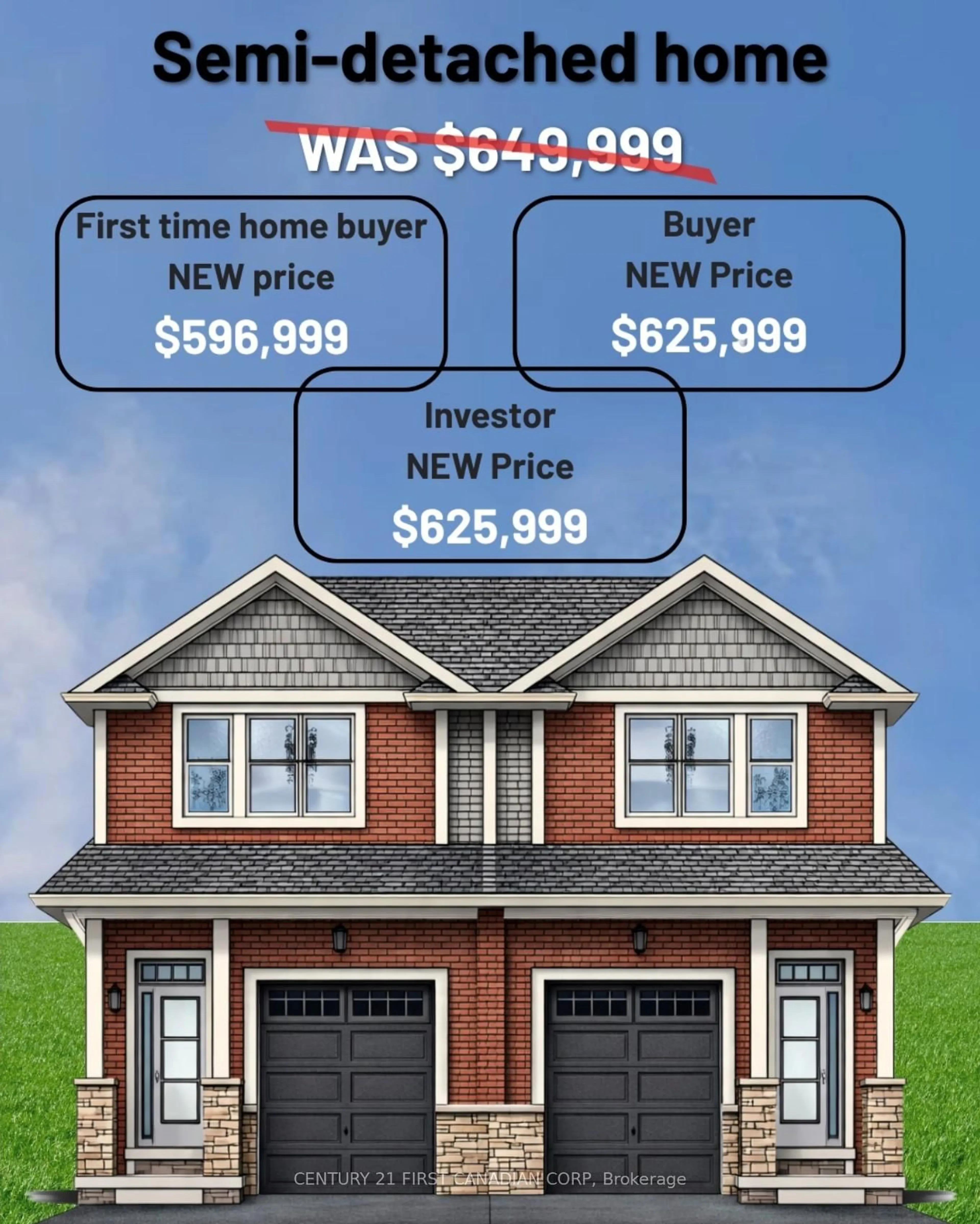 Home with brick exterior material, street for Lot 11 Shirley St, Thames Centre Ontario N0M 2P0