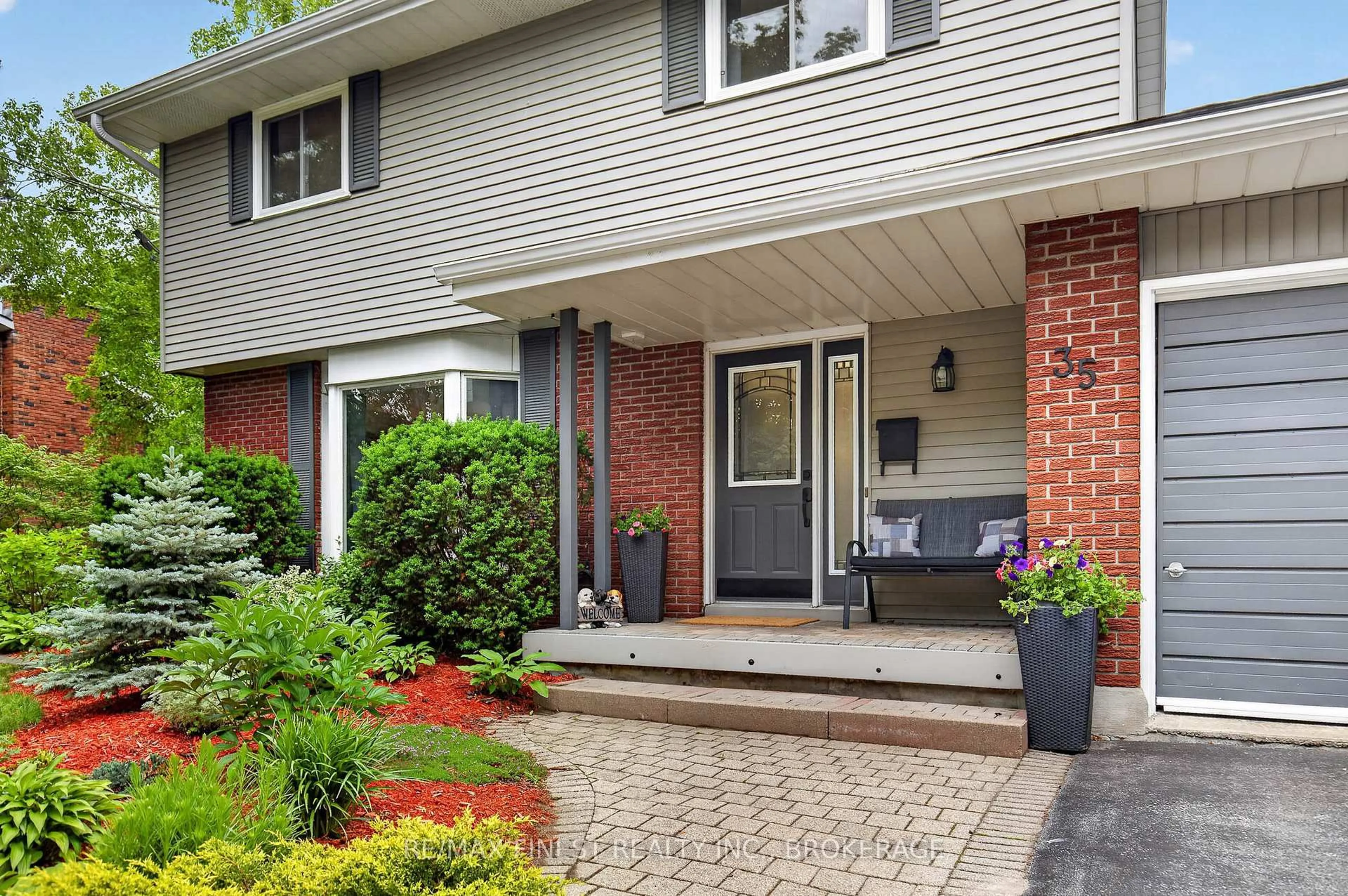 Home with brick exterior material, street for 35 Keller Dr, Belleville Ontario K8P 4B3
