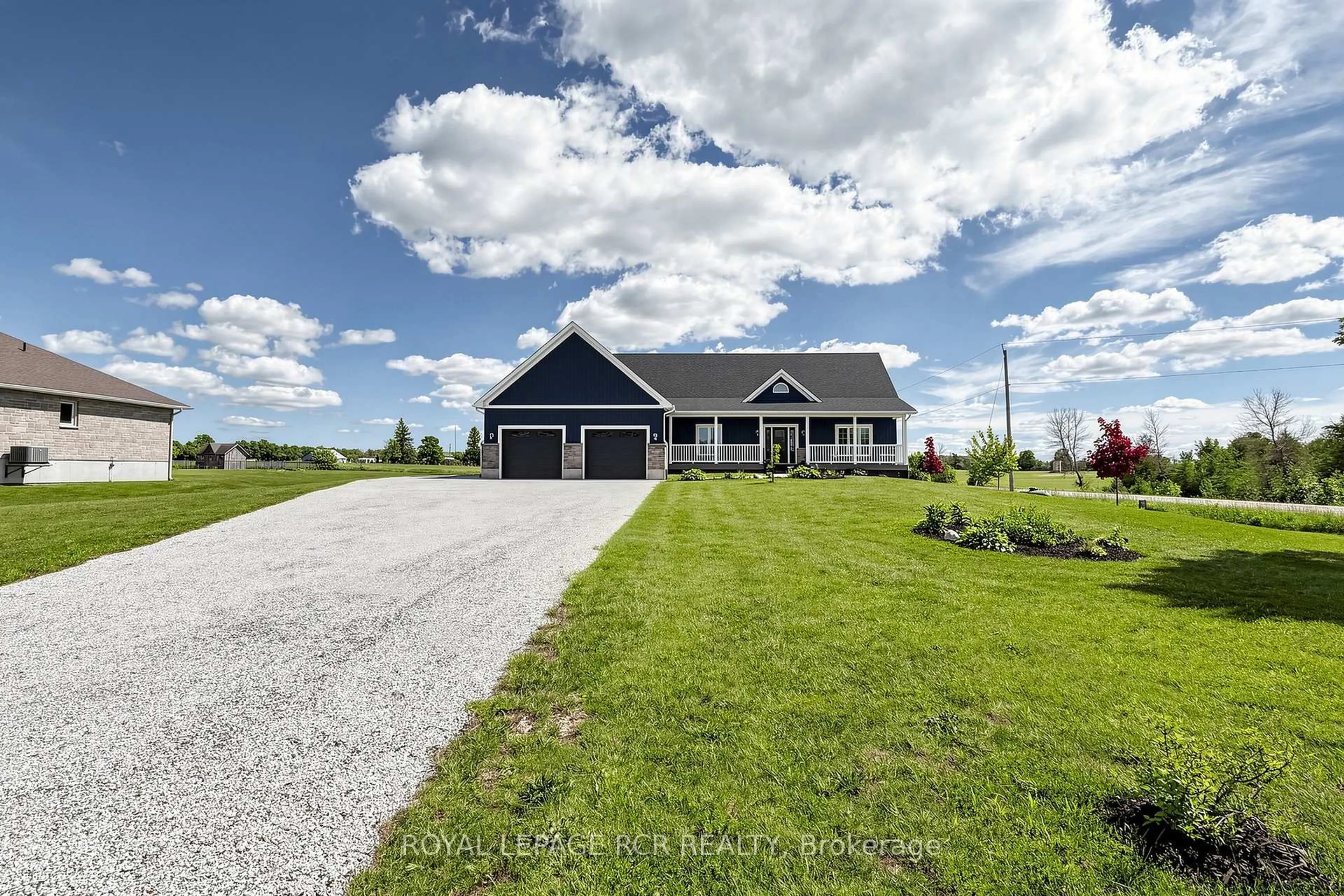 A pic from outside/outdoor area/front of a property/back of a property/a pic from drone, street for 224212 Southgate Rd 22 Rd, Southgate Ontario N0G 2A0