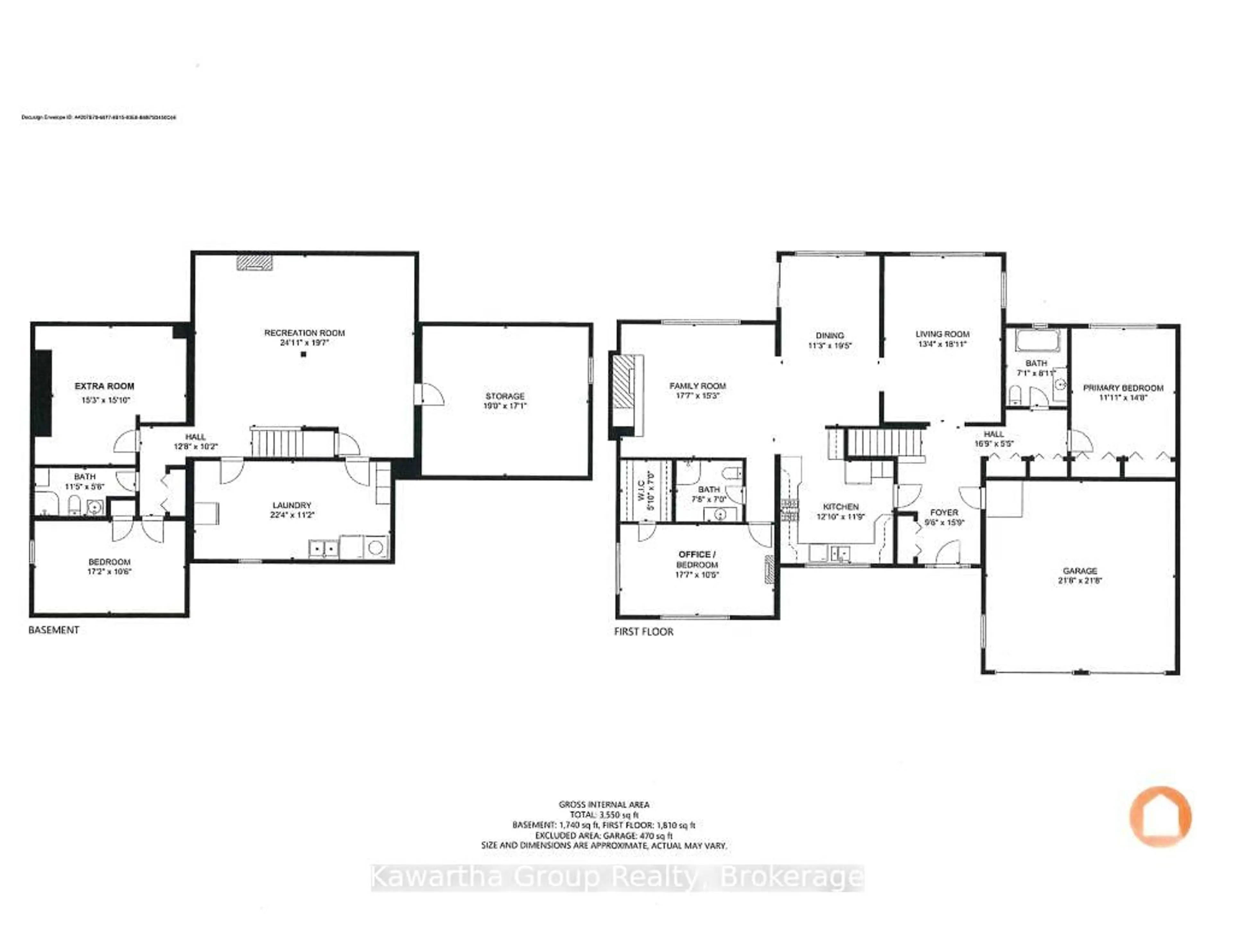 Floor plan for 23 Dodd St, Kawartha Lakes Ontario K0M 1N0