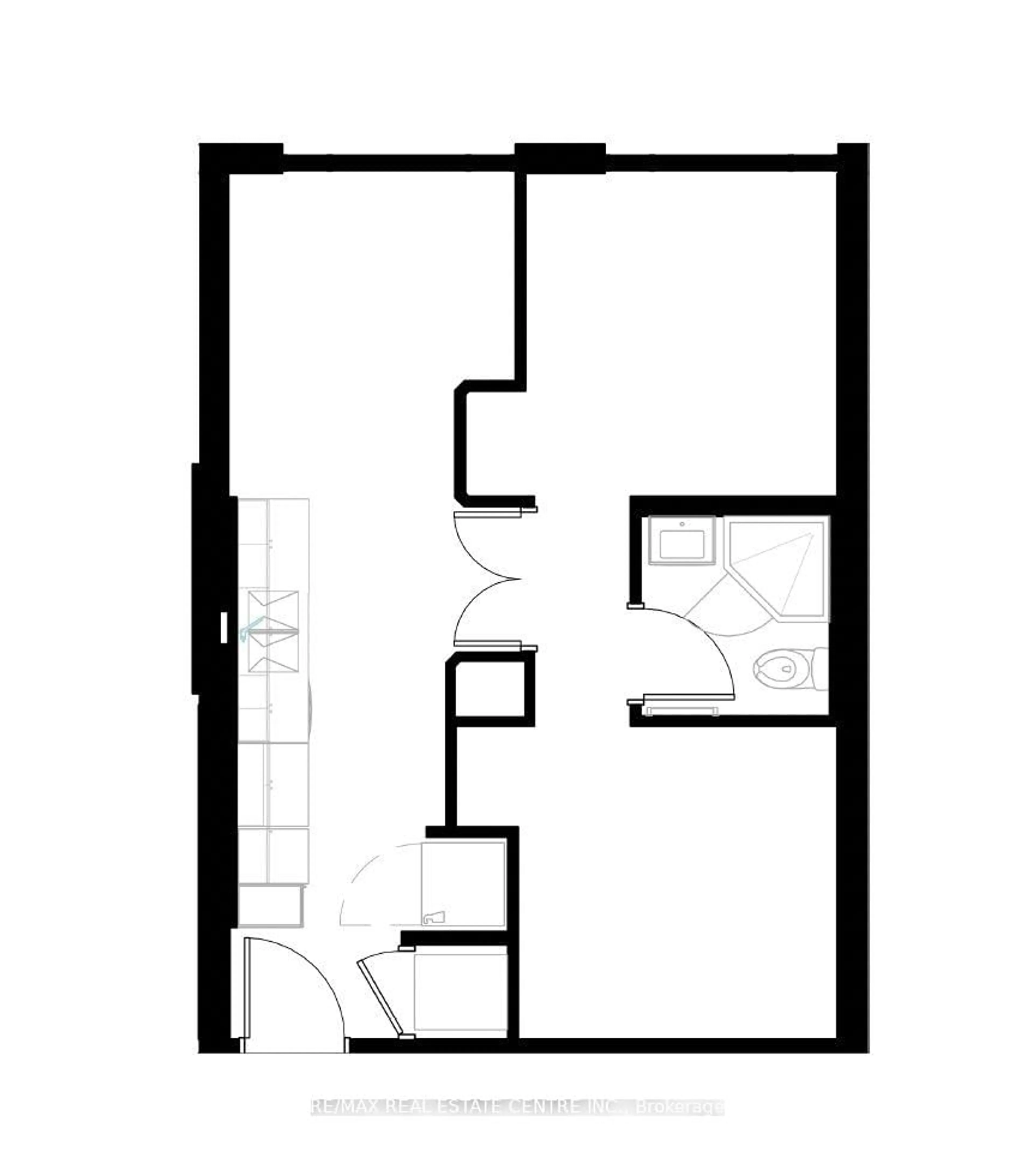 Floor plan for 145 Columbia St #611, Waterloo Ontario N2L 0K7