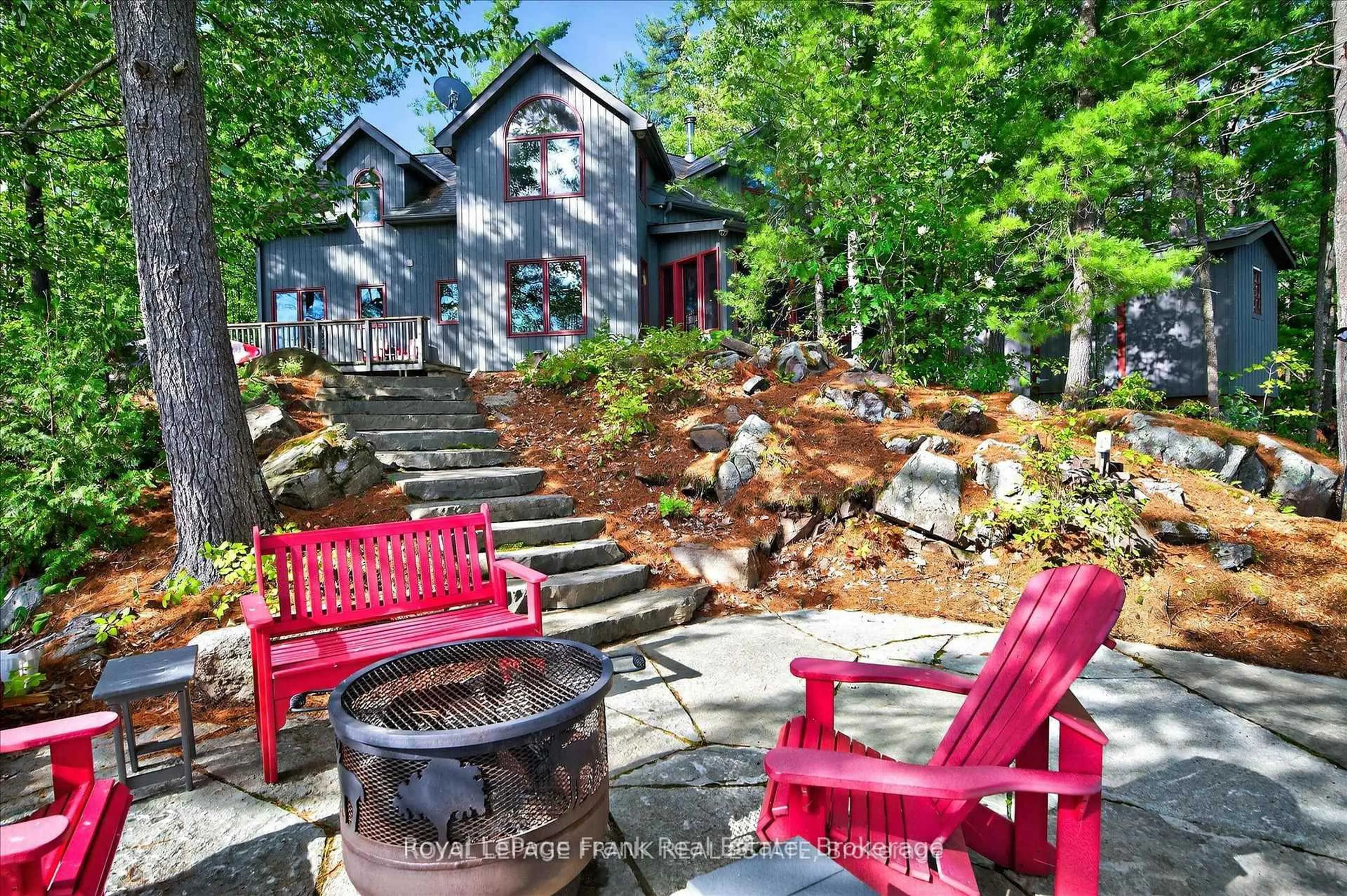Patio, water/lake/river/ocean view for 2832 Fire Route 47, Selwyn Ontario K0L 2H0