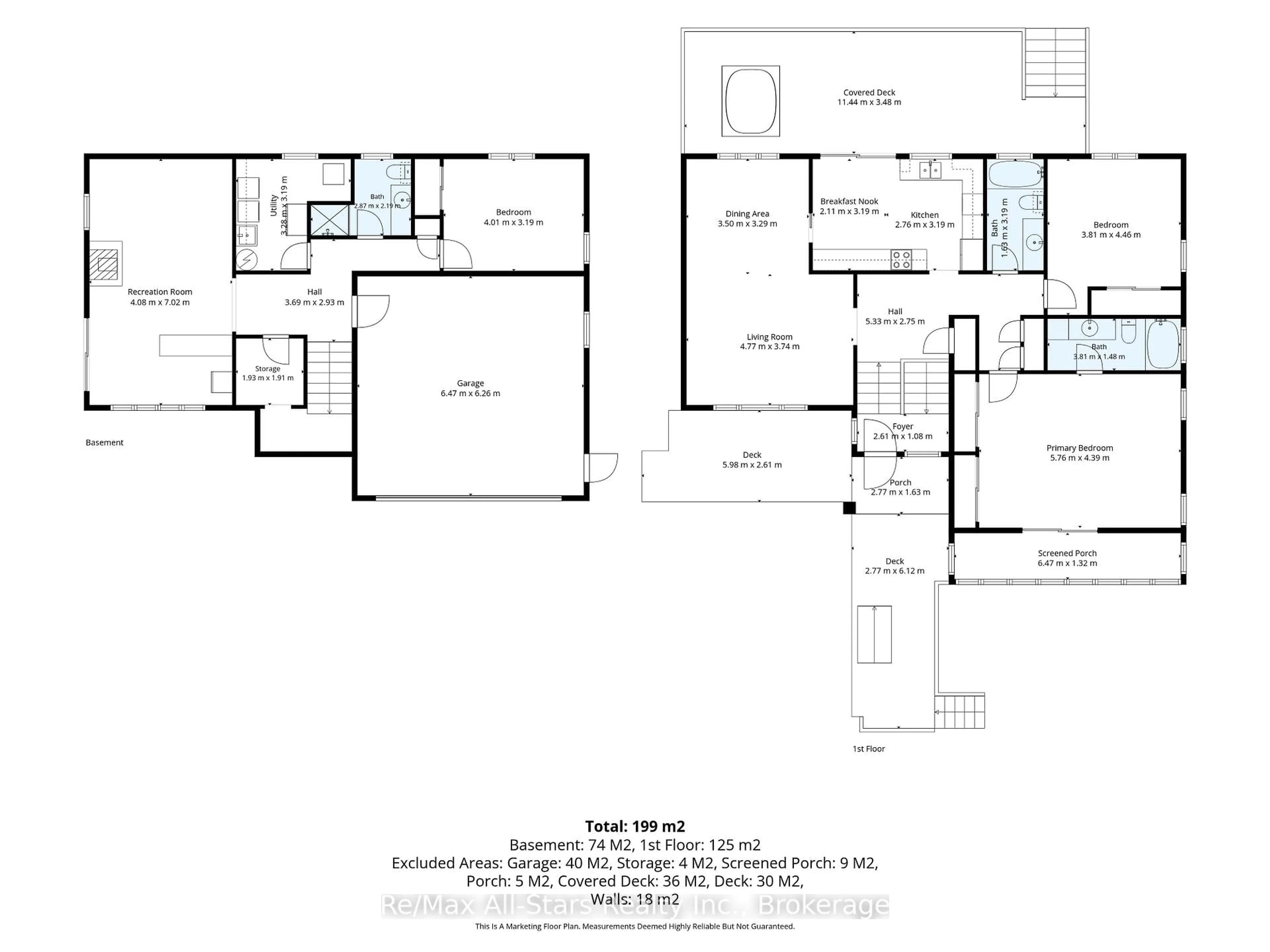 Floor plan for 54 Bluewater Ave, Kawartha Lakes Ontario K9V 0K6