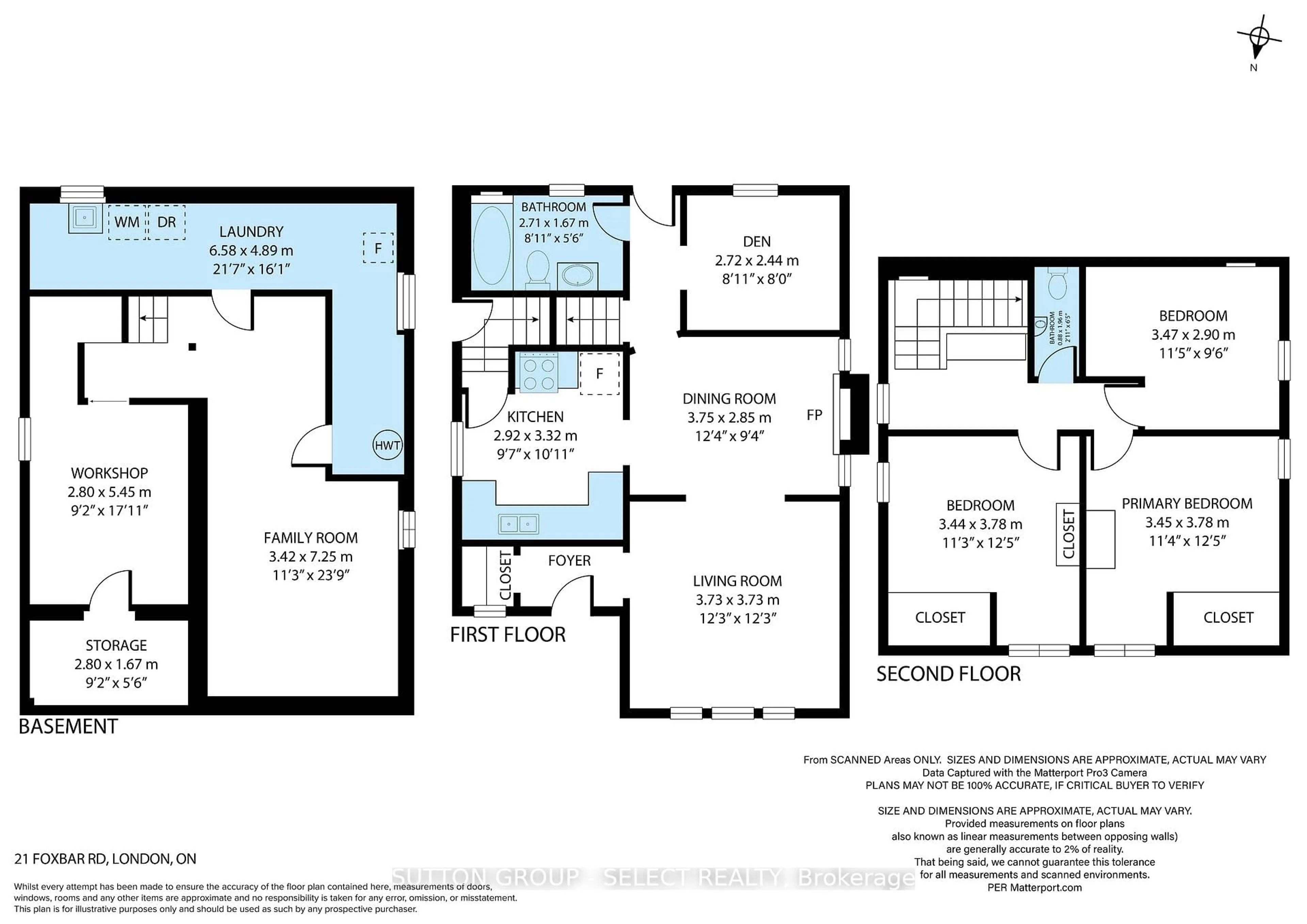 Floor plan for 21 Foxbar Rd, London South Ontario N6C 2A6
