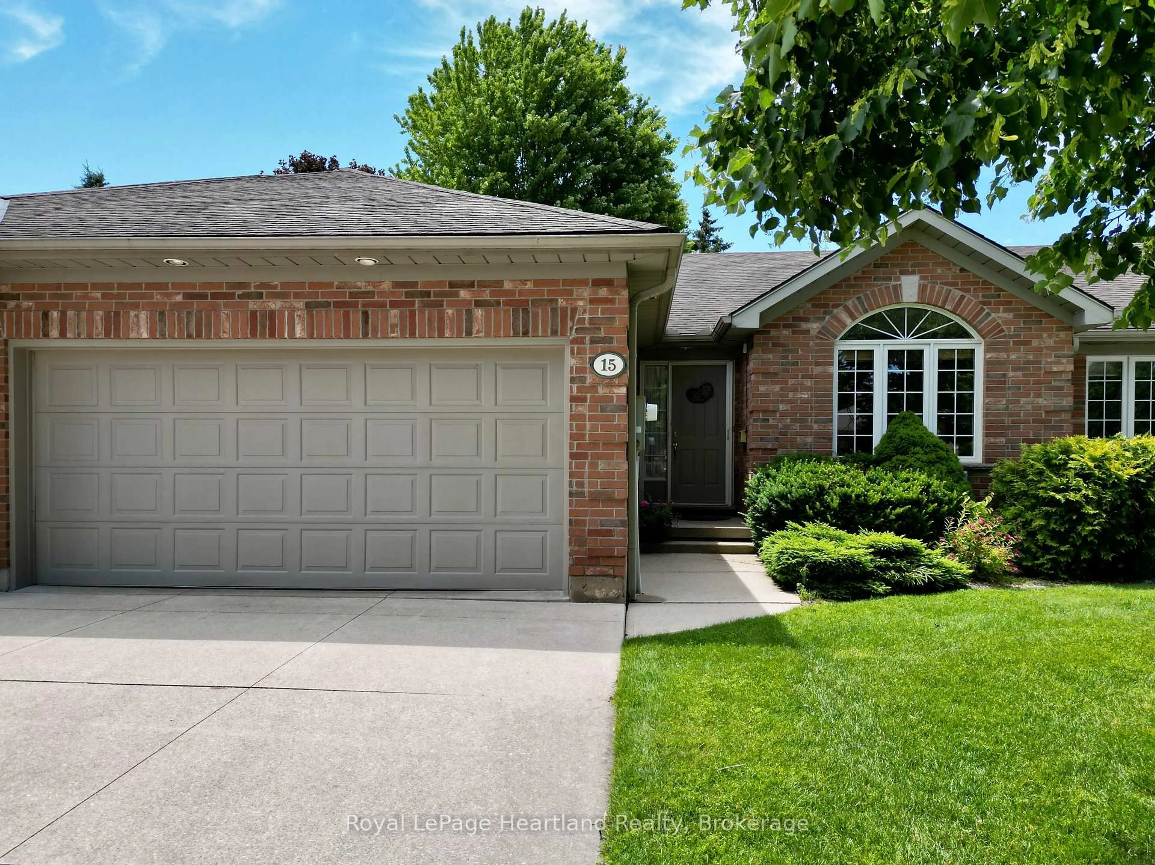 Home with brick exterior material, street for 15 Shadow Lane, South Huron Ontario N0M 1S1