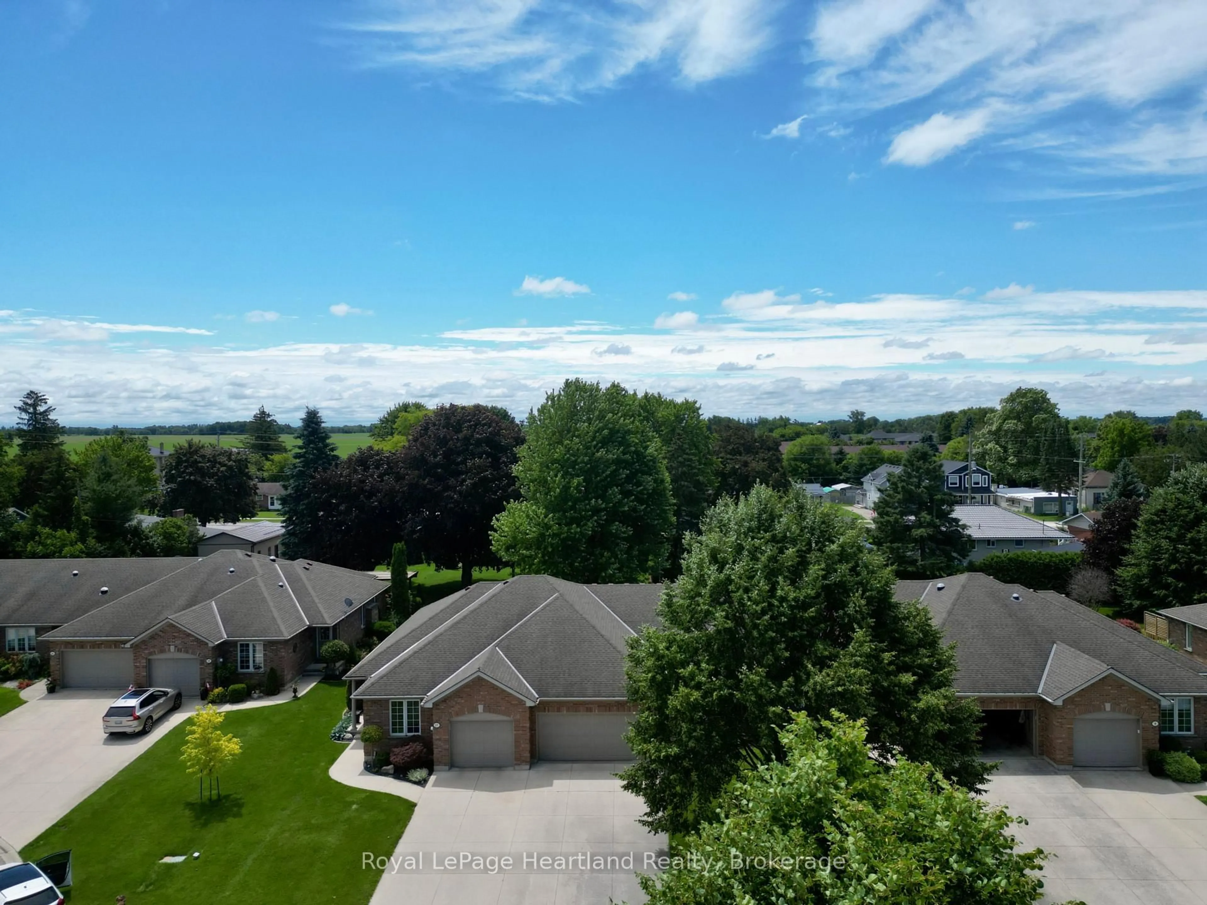 A pic from outside/outdoor area/front of a property/back of a property/a pic from drone, unknown for 15 Shadow Lane, South Huron Ontario N0M 1S1