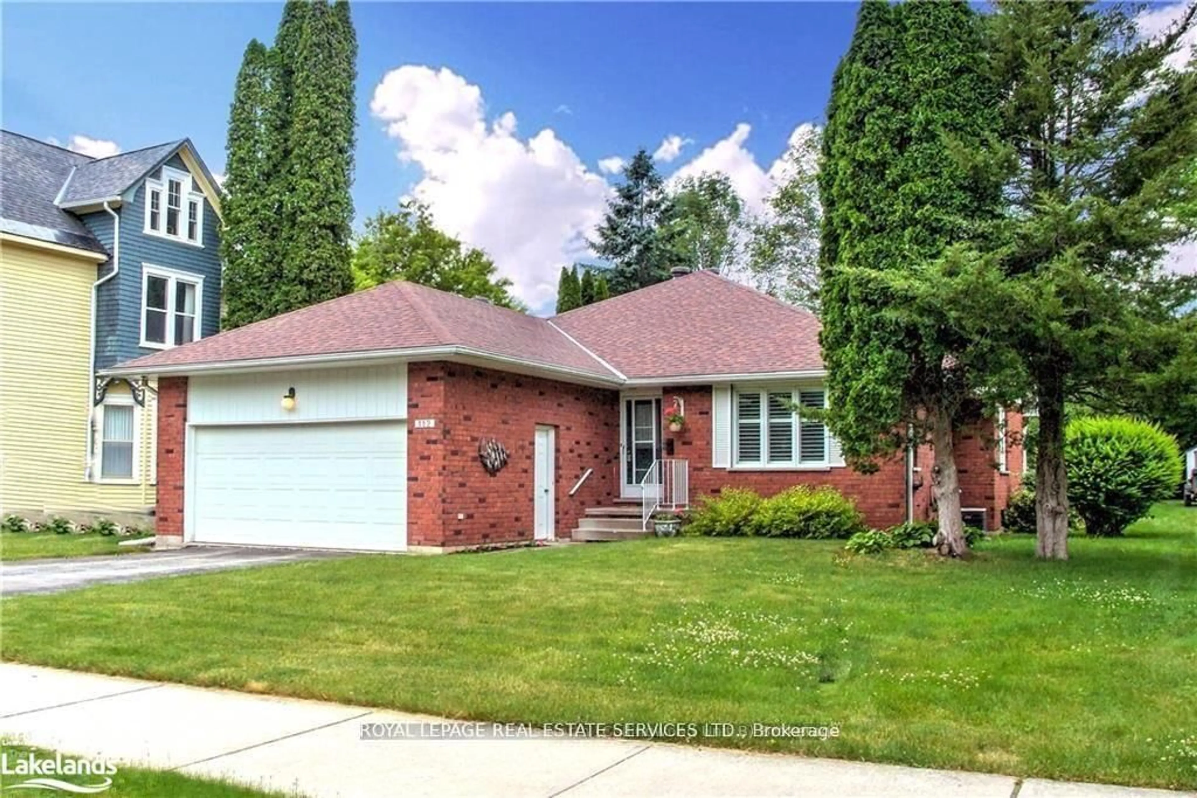 Home with brick exterior material, street for 112 Bruce St, Blue Mountains Ontario N0H 2P0
