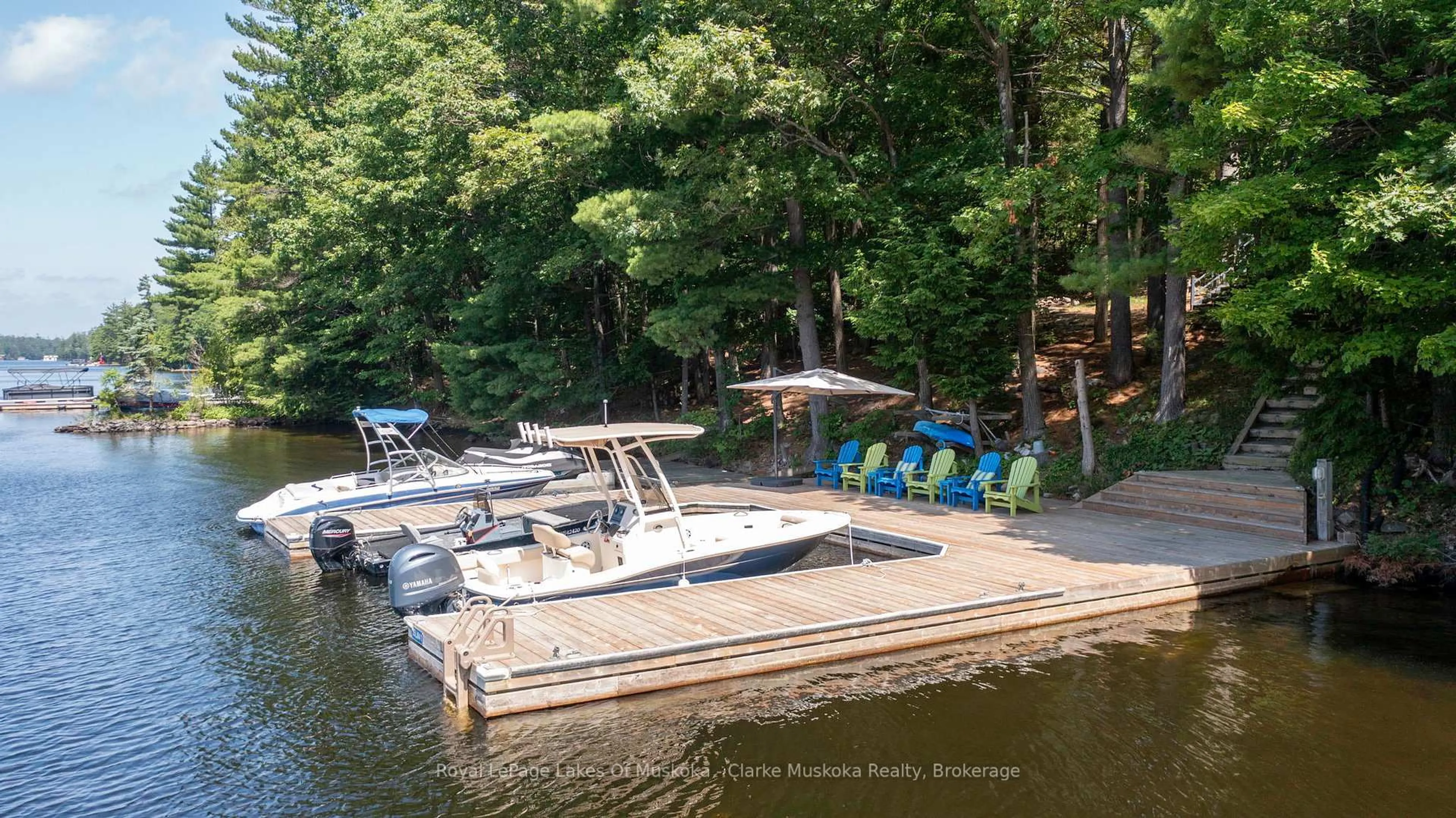 Patio, water/lake/river/ocean view for 41 MILLER ISLAND, Gravenhurst Ontario P1P 1R2