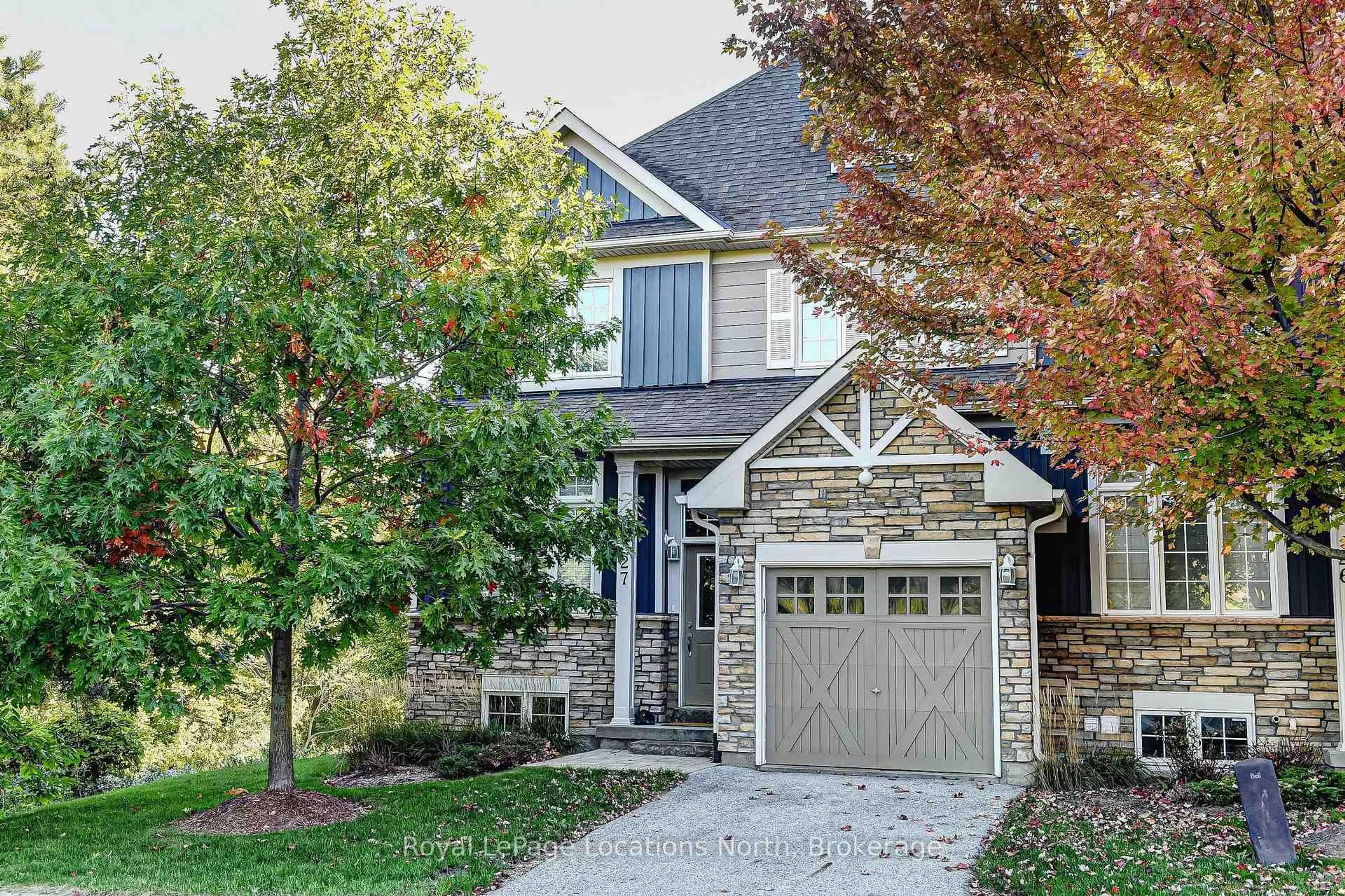 Home with brick exterior material, street for 689616 Monterra Rd #27, Blue Mountains Ontario L9Y 0W3