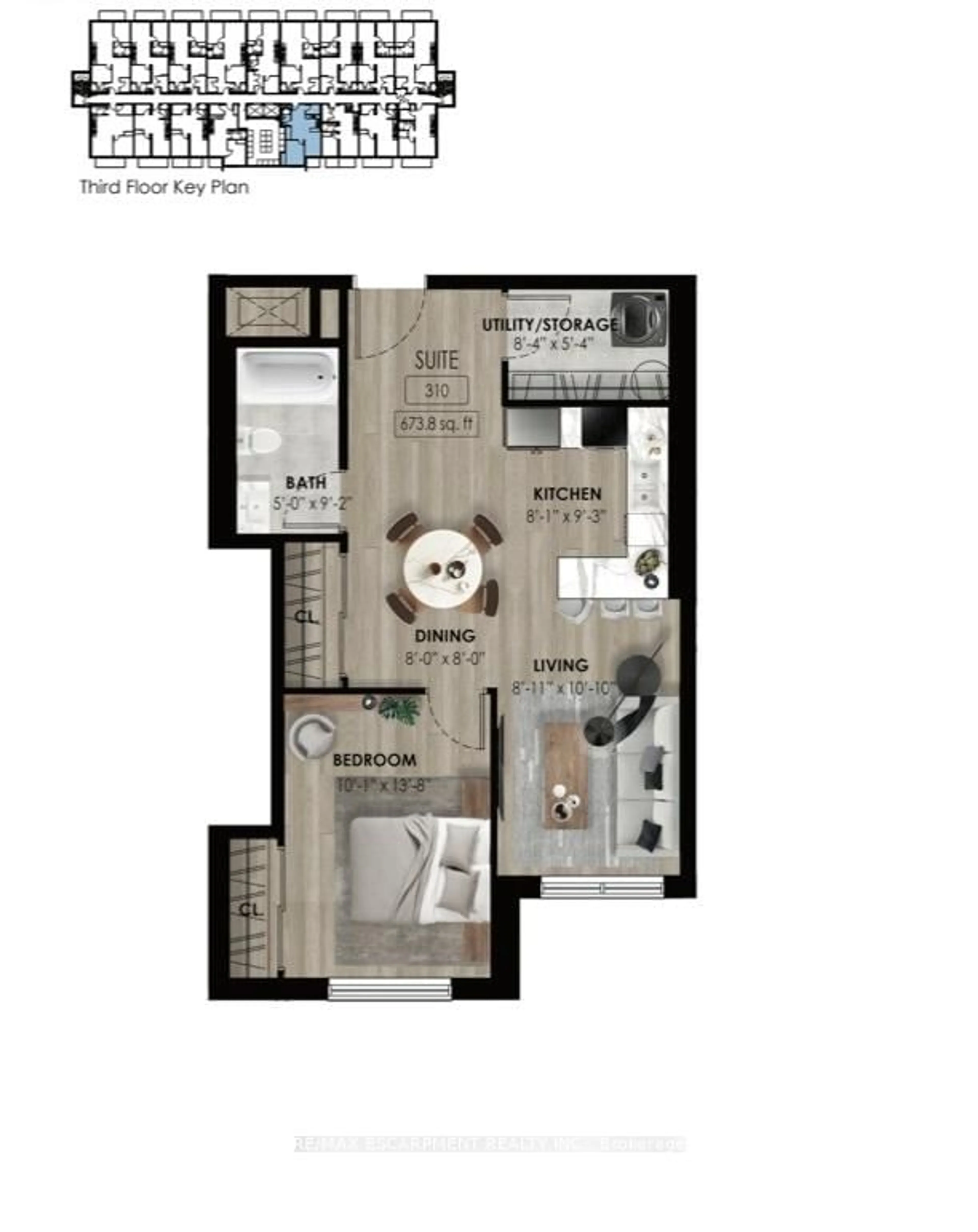 Floor plan for 64 MAIN St #310, Haldimand Ontario N0A 1H0