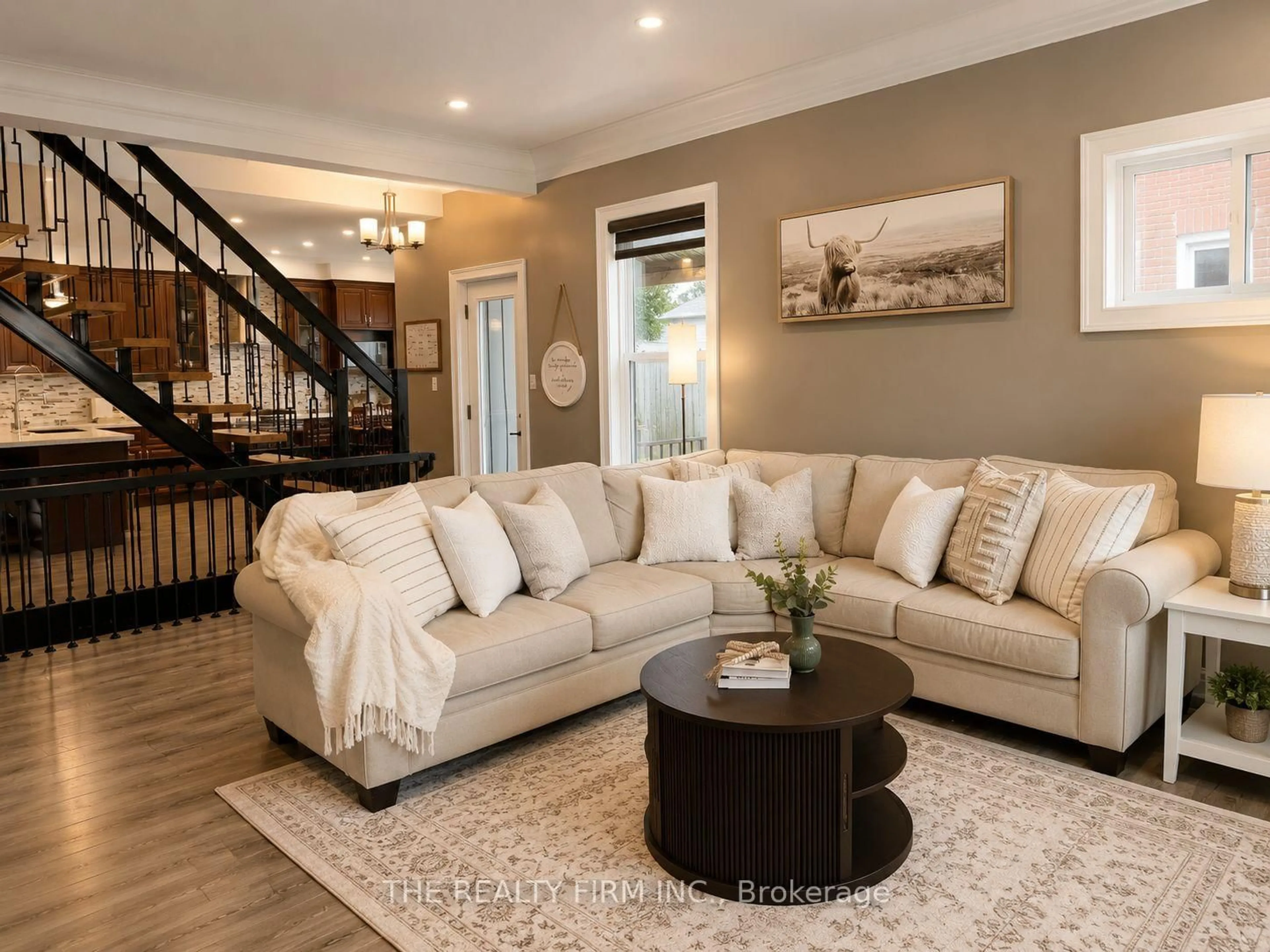 Living room with furniture, unknown for 16 West Ave, St. Thomas Ontario N5R 3P5