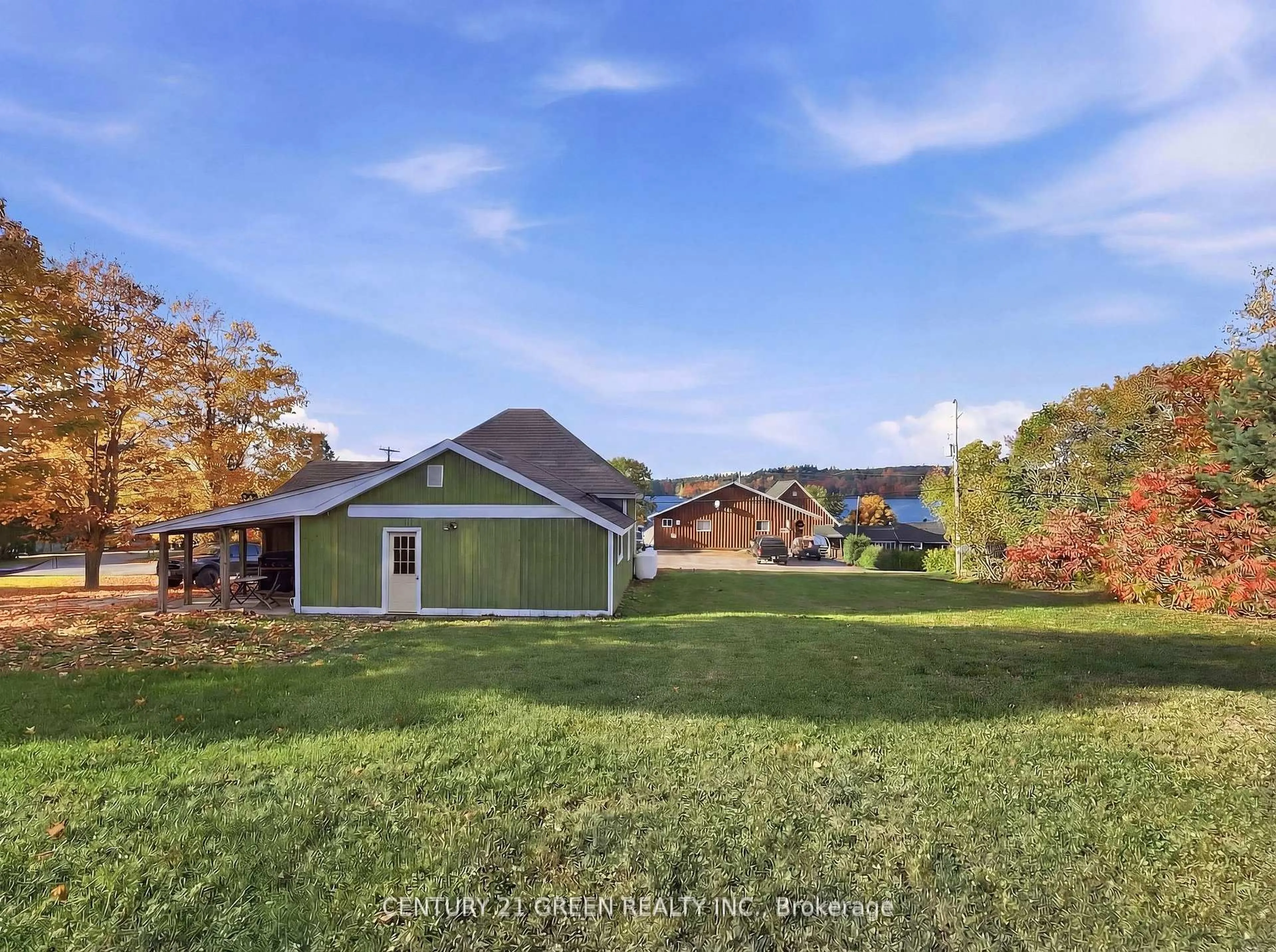 A pic from outside/outdoor area/front of a property/back of a property/a pic from drone, unknown for 135 Village St, Bancroft Ontario K0L 1C0