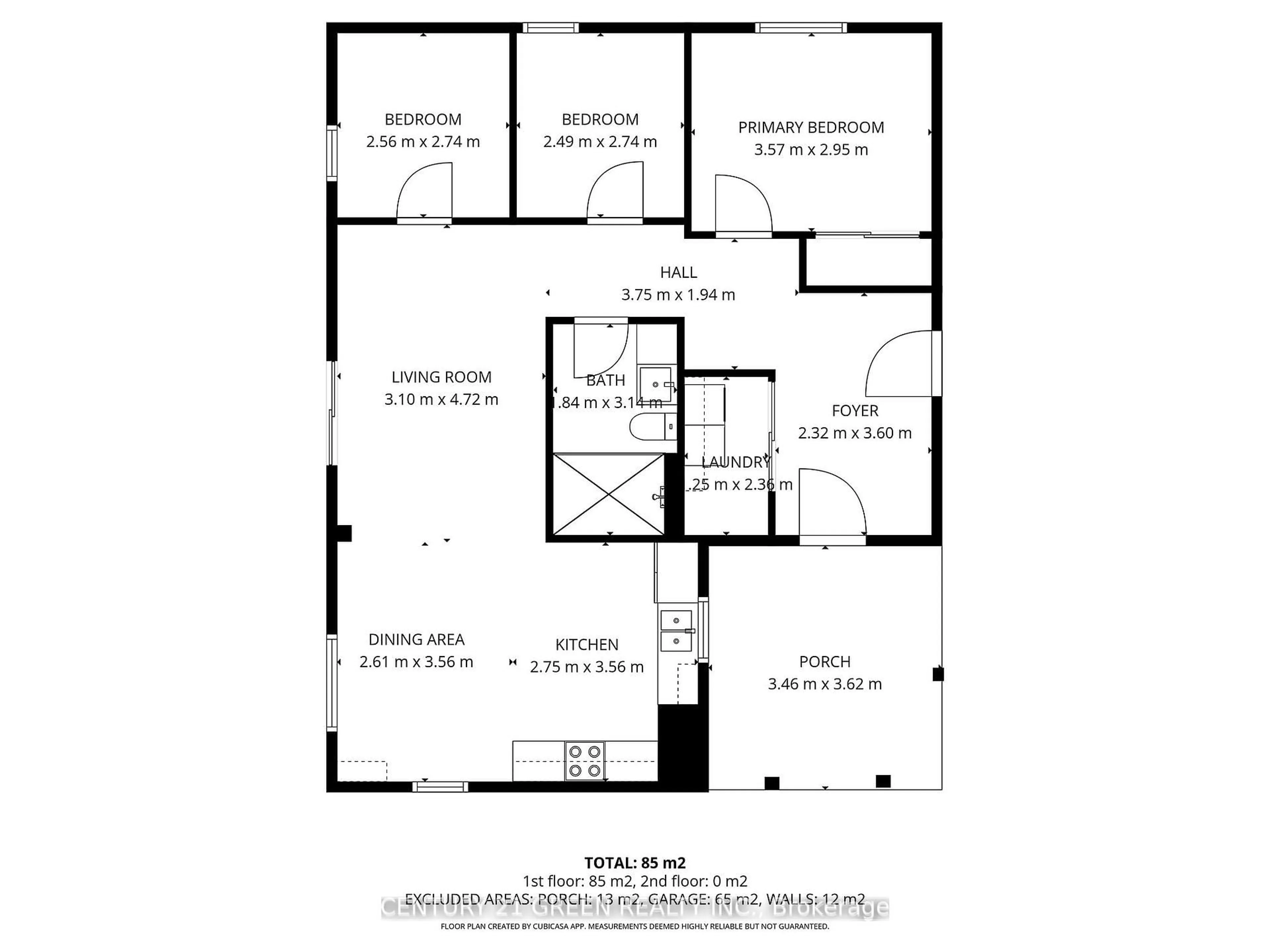 Floor plan for 135 Village St, Bancroft Ontario K0L 1C0