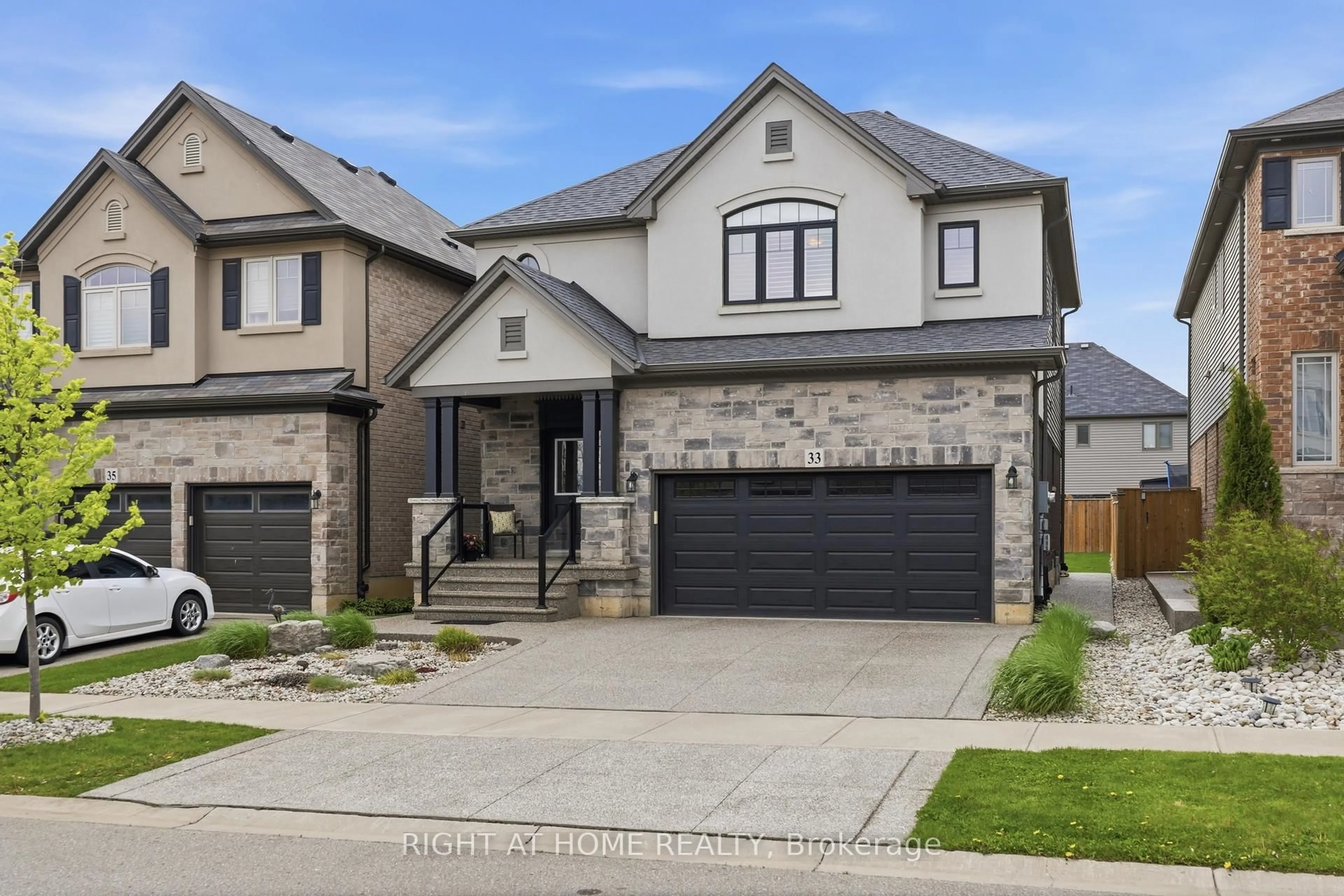 Home with brick exterior material, street for 33 Vic Chambers Pl, Brant Ontario N3L 0E6