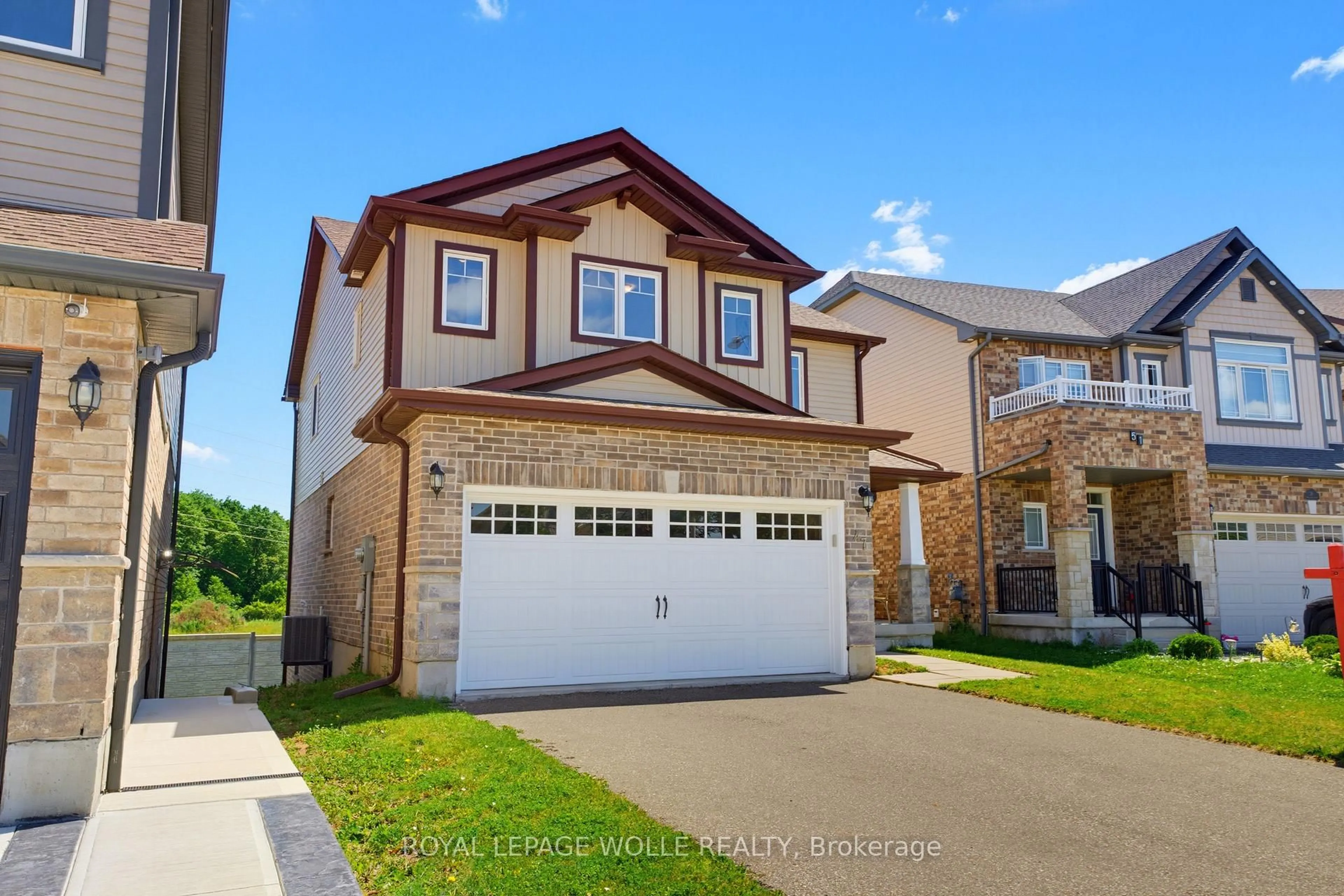 Home with brick exterior material, street for 47 Newcastle Crt, Kitchener Ontario N2R 0G7