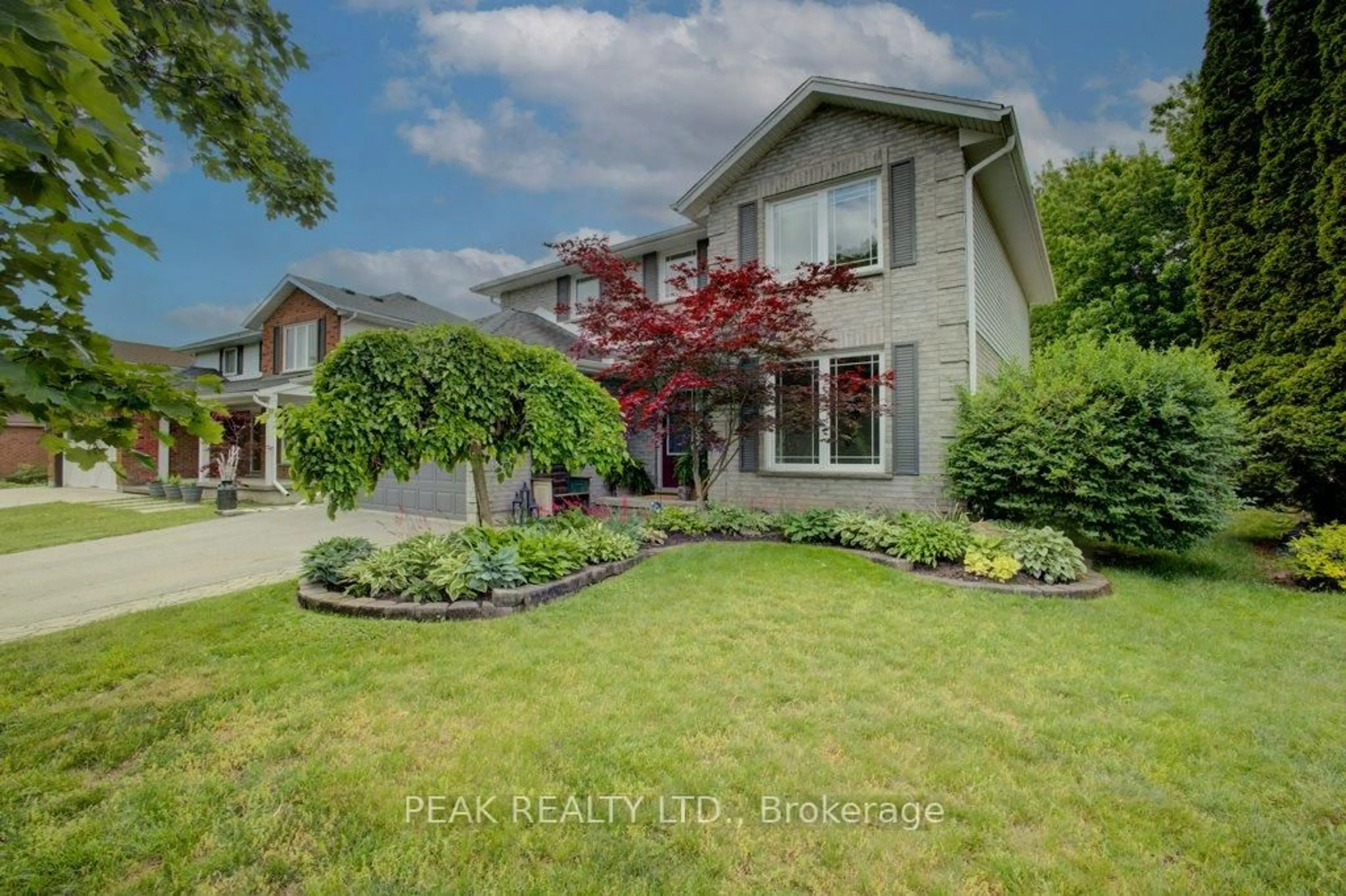 Home with brick exterior material, street for 57 Robertson Cres, Kitchener Ontario N2R 1E2