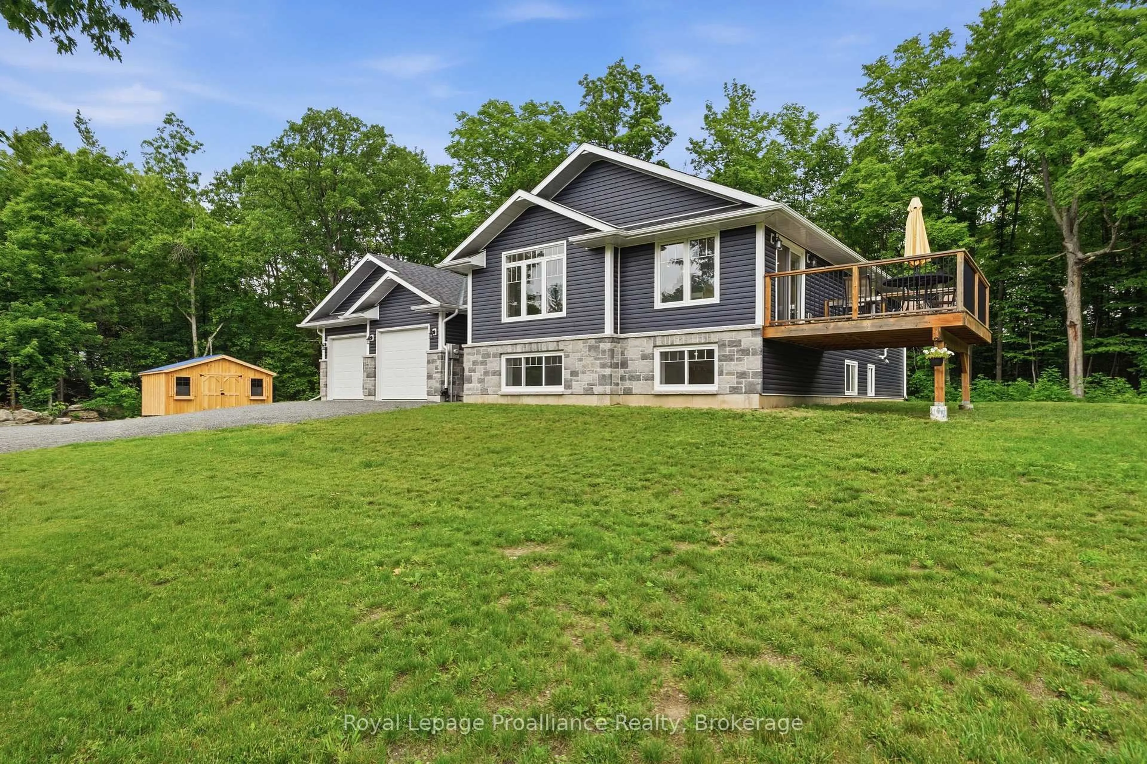 Home with vinyl exterior material, water/lake/river/ocean view for 1258 Springbrook Rd, Stirling-Rawdon Ontario K0K 3C0