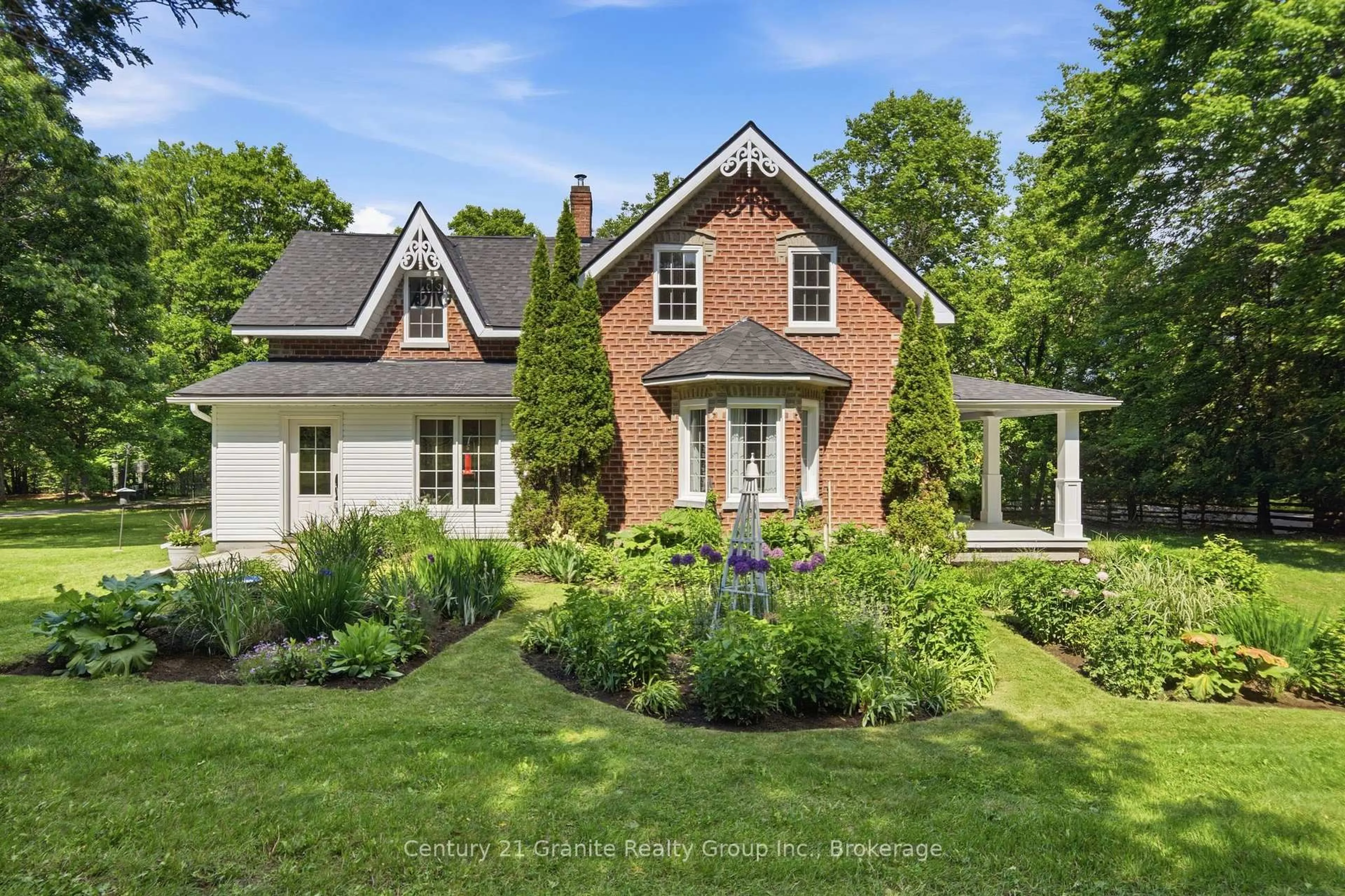 Home with brick exterior material, street for 1515 North Shore Rd, Algonquin Highlands Ontario K0M 1S0