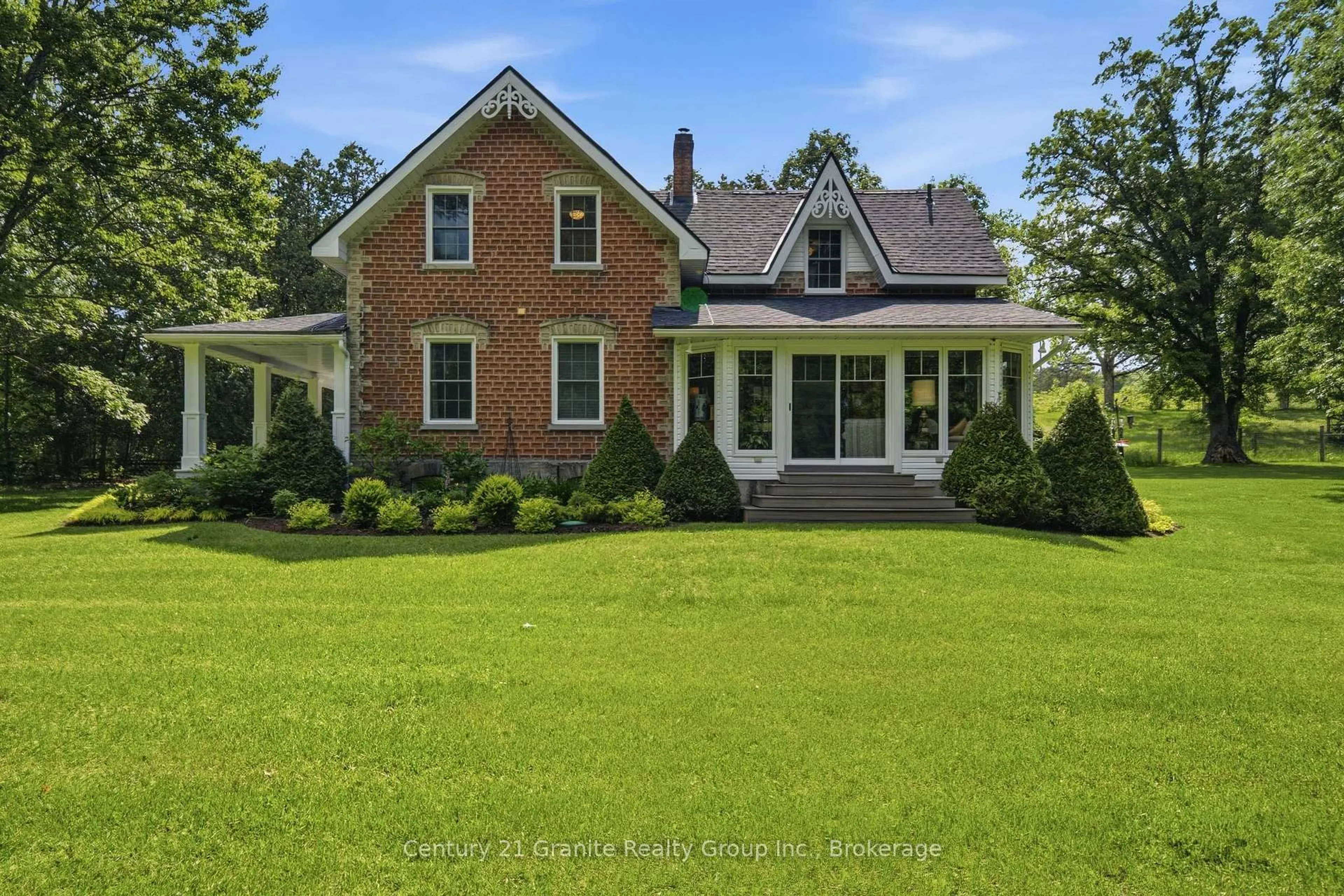 Home with brick exterior material, street for 1515 North Shore Rd, Algonquin Highlands Ontario K0M 1S0