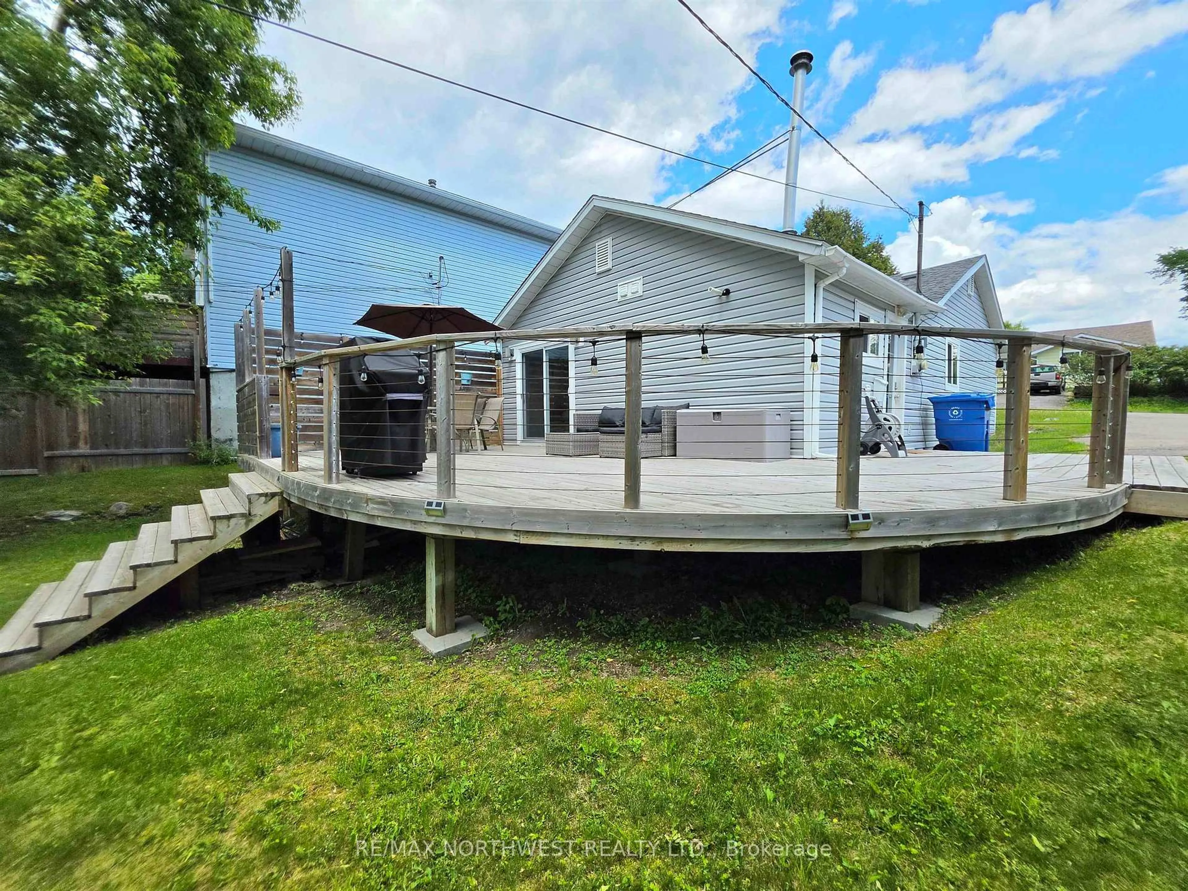 Patio, water/lake/river/ocean view for 120 Mascott Avenue, Kenora Ontario P9N 3A3