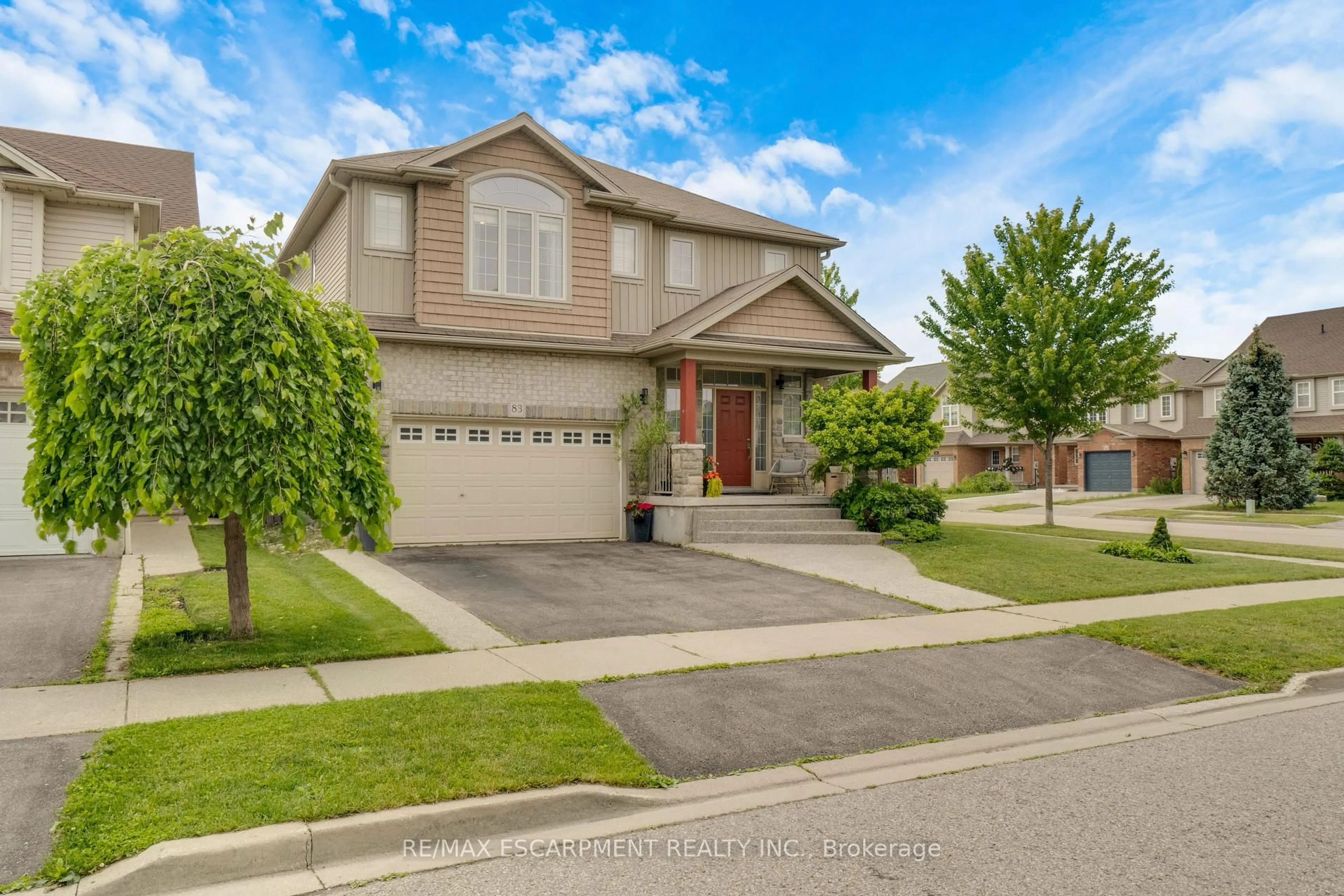 Home with vinyl exterior material, street for 83 Frankfurt St, Kitchener Ontario N2R 1T8