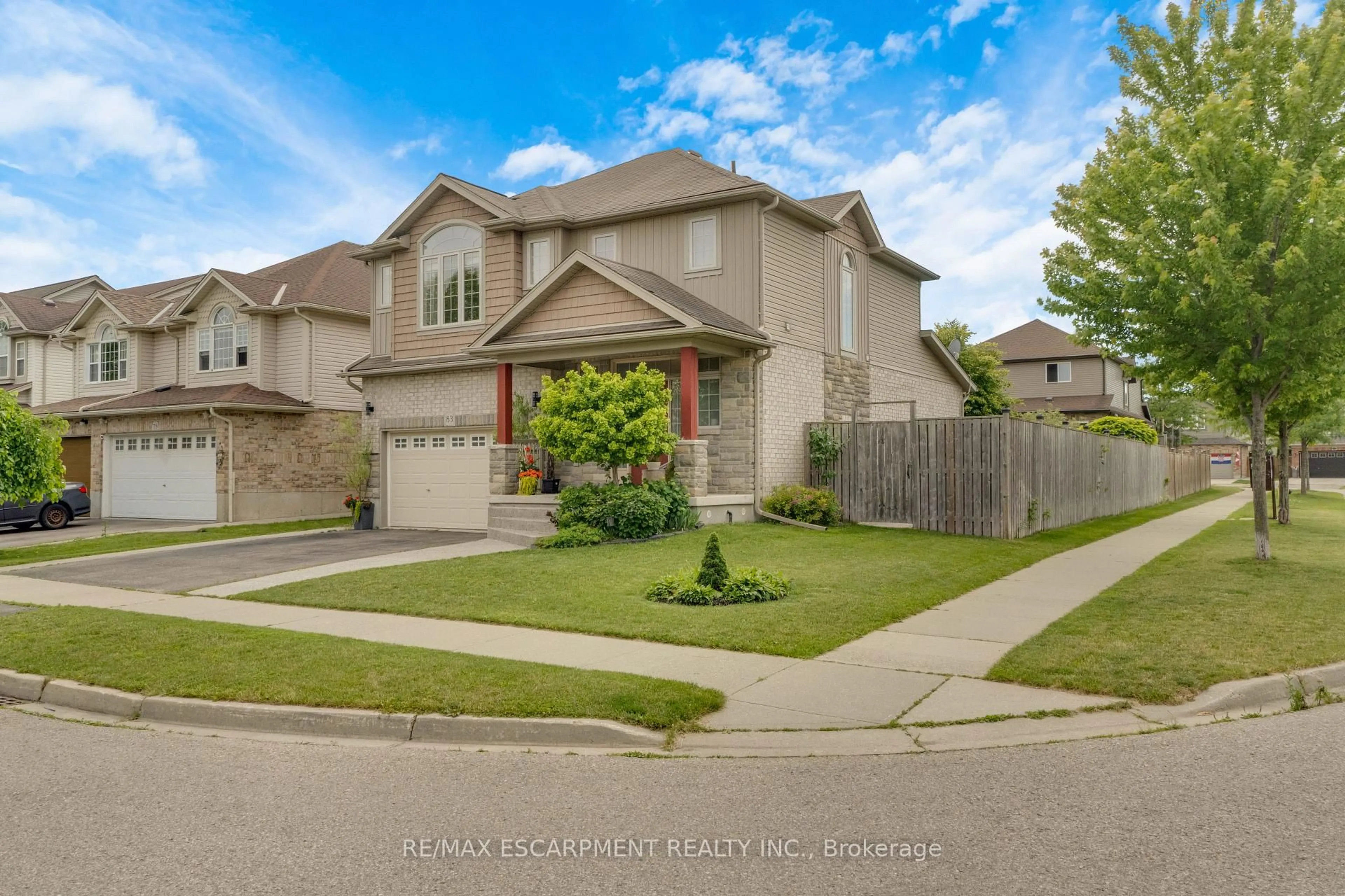 A pic from outside/outdoor area/front of a property/back of a property/a pic from drone, street for 83 Frankfurt St, Kitchener Ontario N2R 1T8