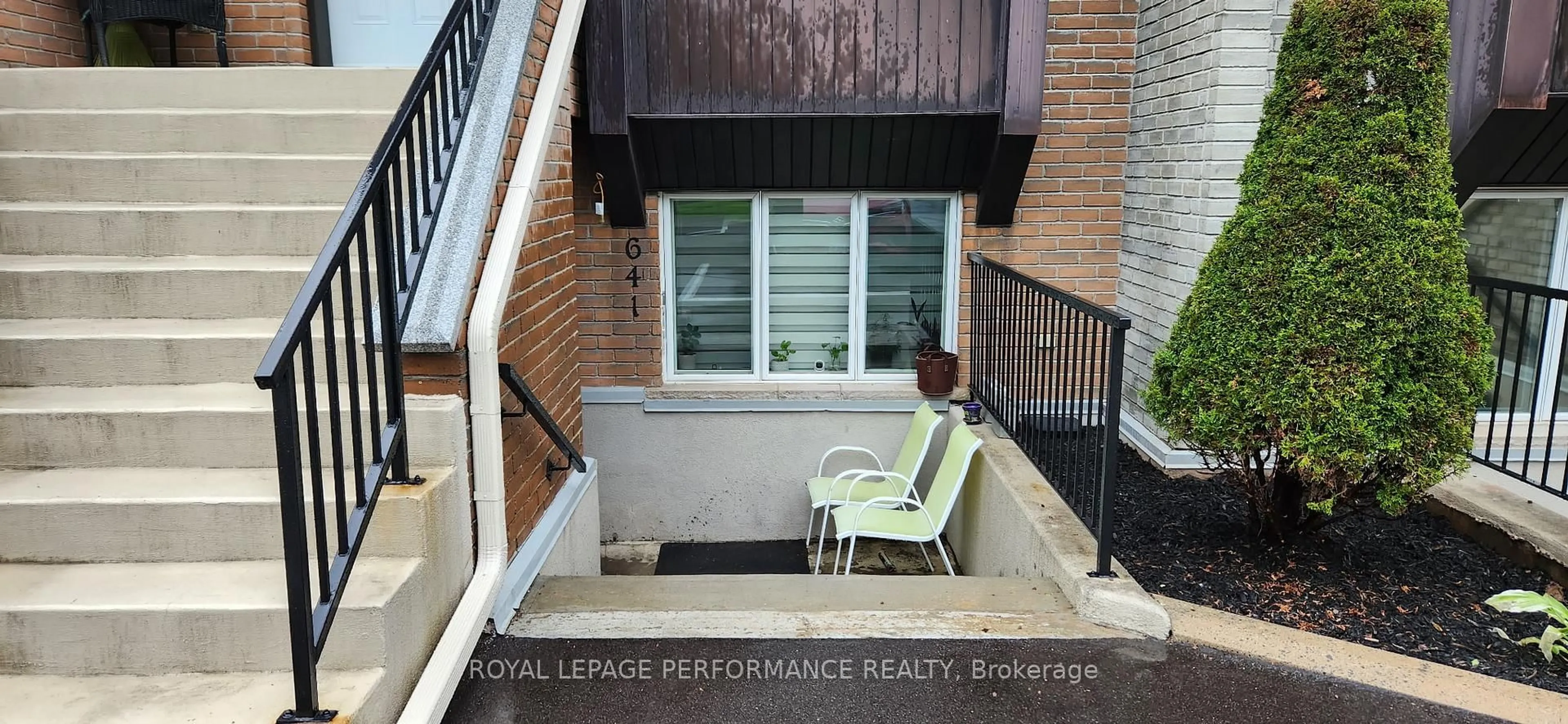 Balcony in the apartment, city buildings view from balcony for 641 Spence Ave, Hawkesbury Ontario K6A 3J4