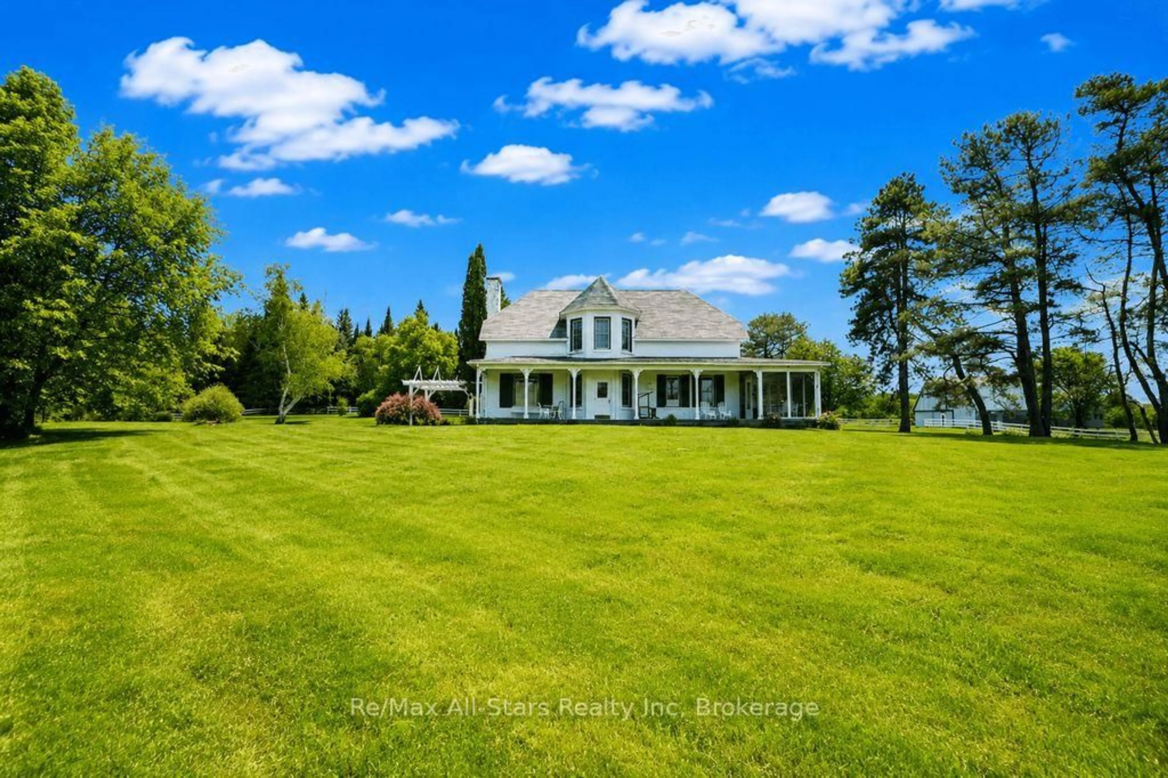 A pic from outside/outdoor area/front of a property/back of a property/a pic from drone, water/lake/river/ocean view for 2383 60 Highway, Lake of Bays Ontario P1H 2E5