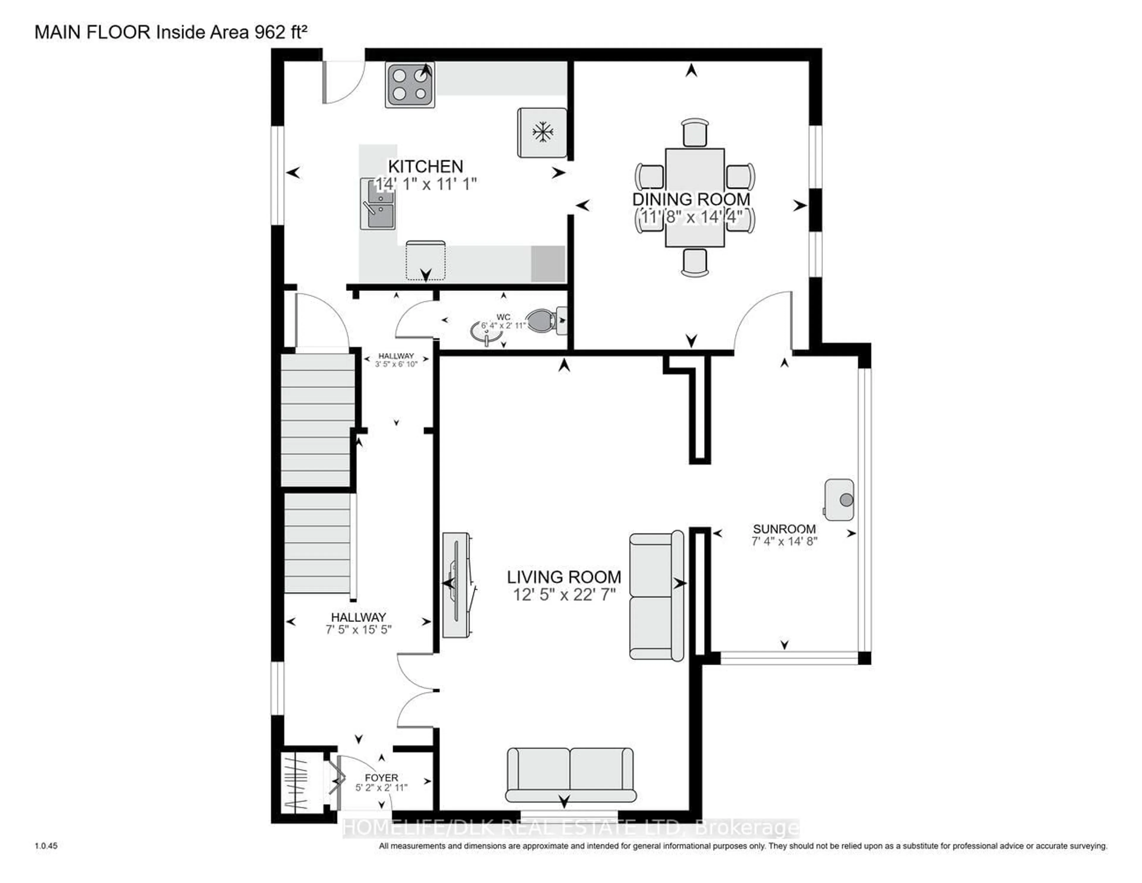 Floor plan for 186 King St, Brockville Ontario K6V 1C3