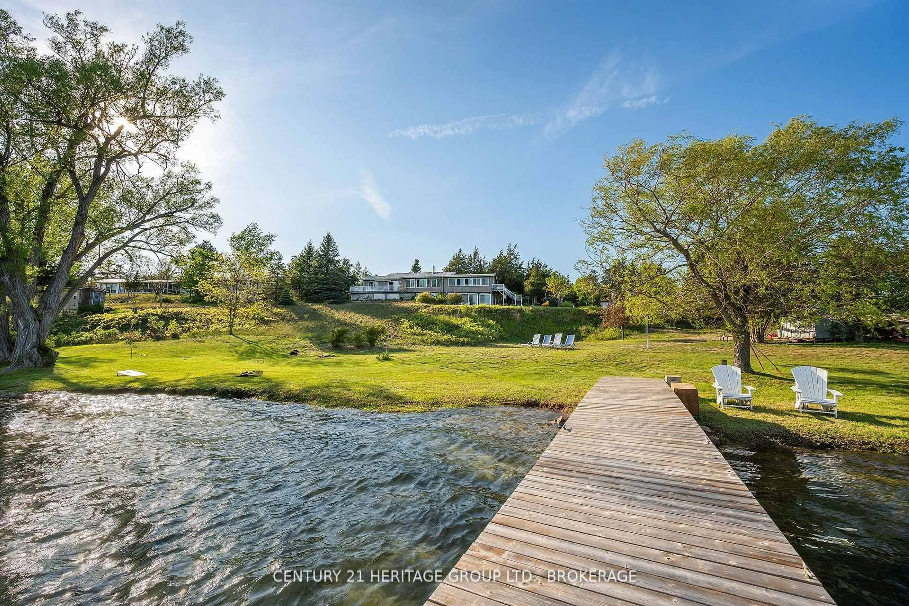 A pic from outside/outdoor area/front of a property/back of a property/a pic from drone, water/lake/river/ocean view for 700 Tar Island Rd, Leeds and the Thousand Islands Ontario K6H 5R7