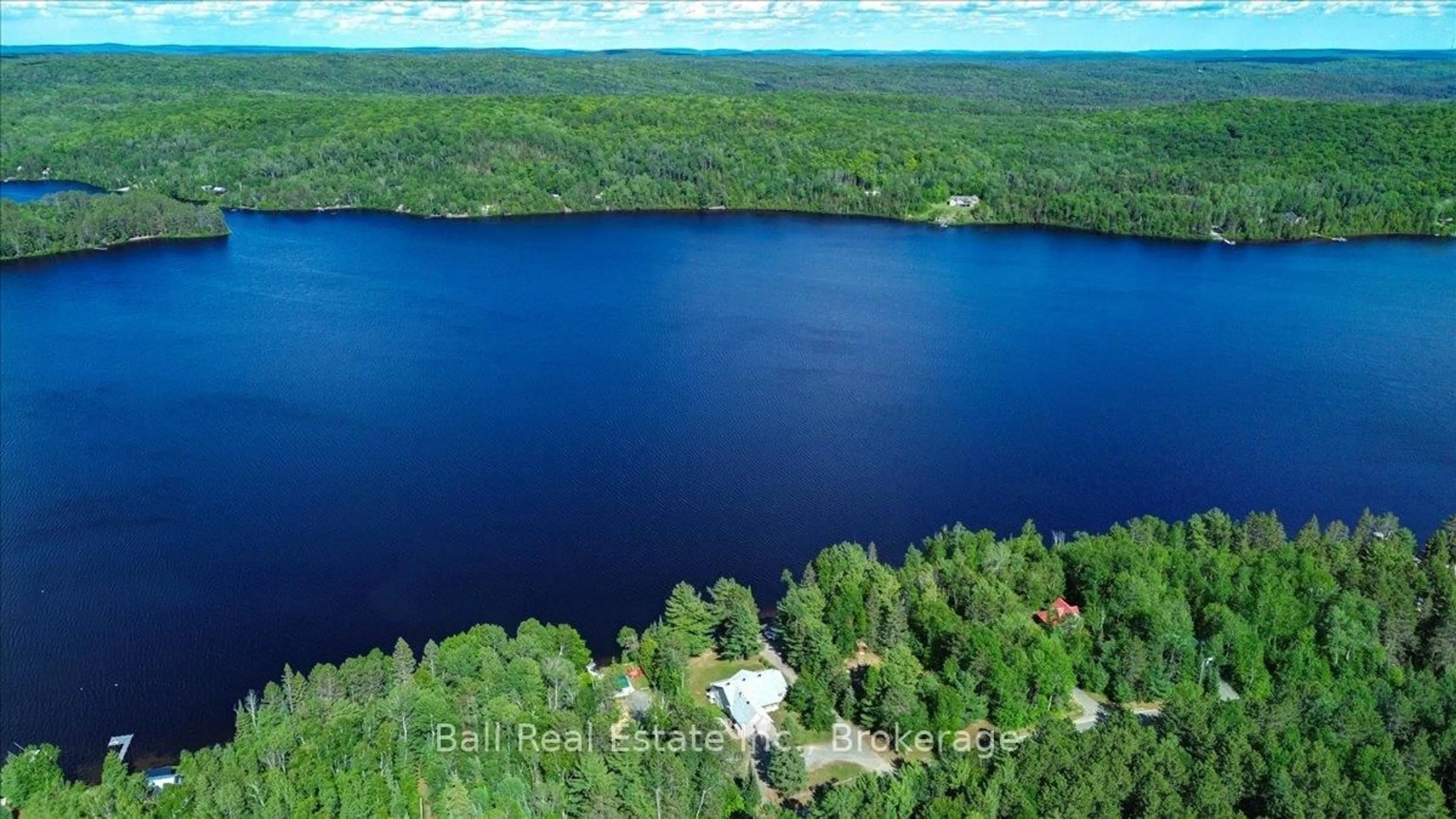 A pic from outside/outdoor area/front of a property/back of a property/a pic from drone, water/lake/river/ocean view for 214A Centre Rd, Maynooth Ontario K0L 2K0