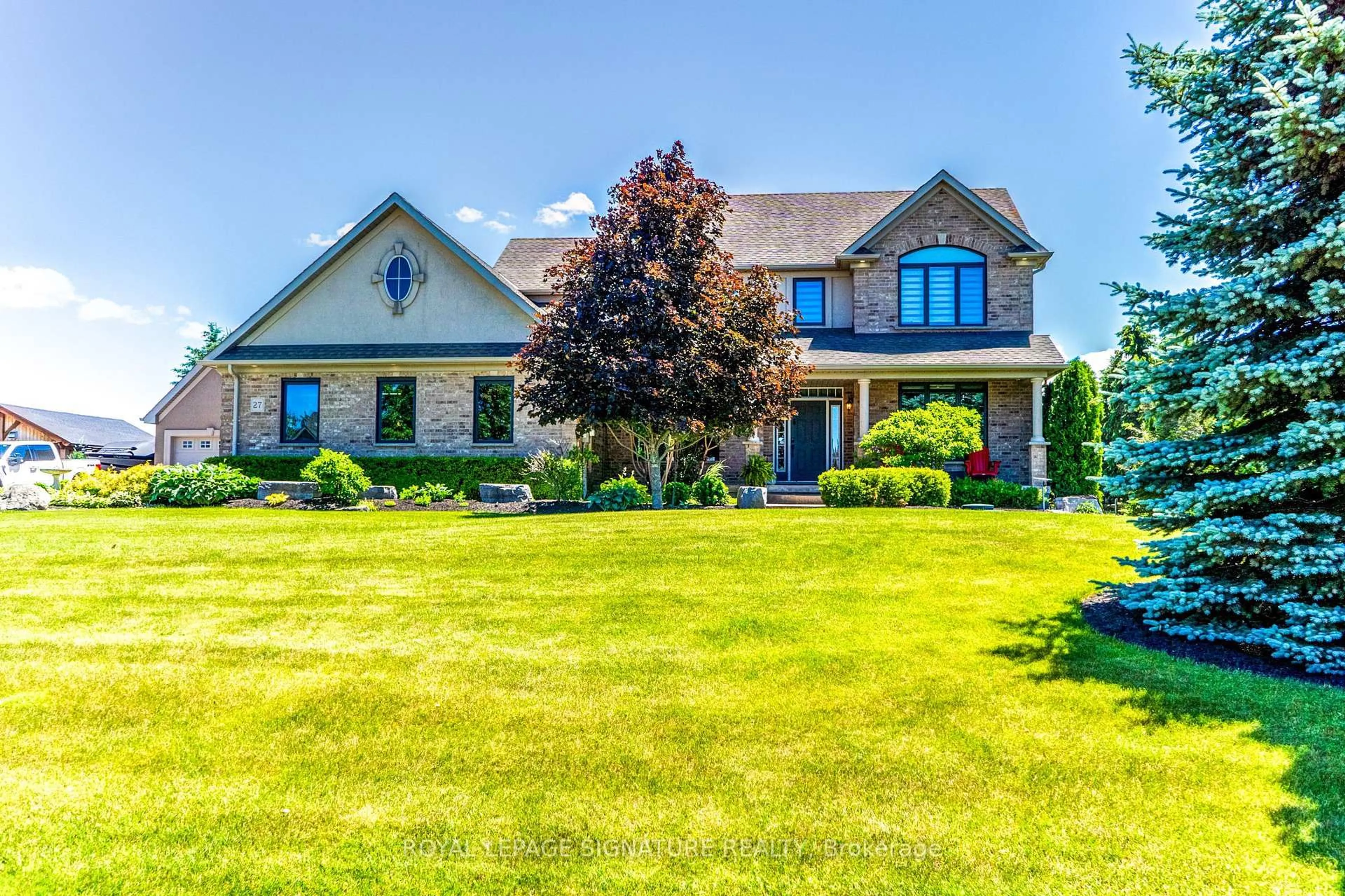 Home with brick exterior material, street for 27 Leenders Lane, Erin Ontario N0B 1T0