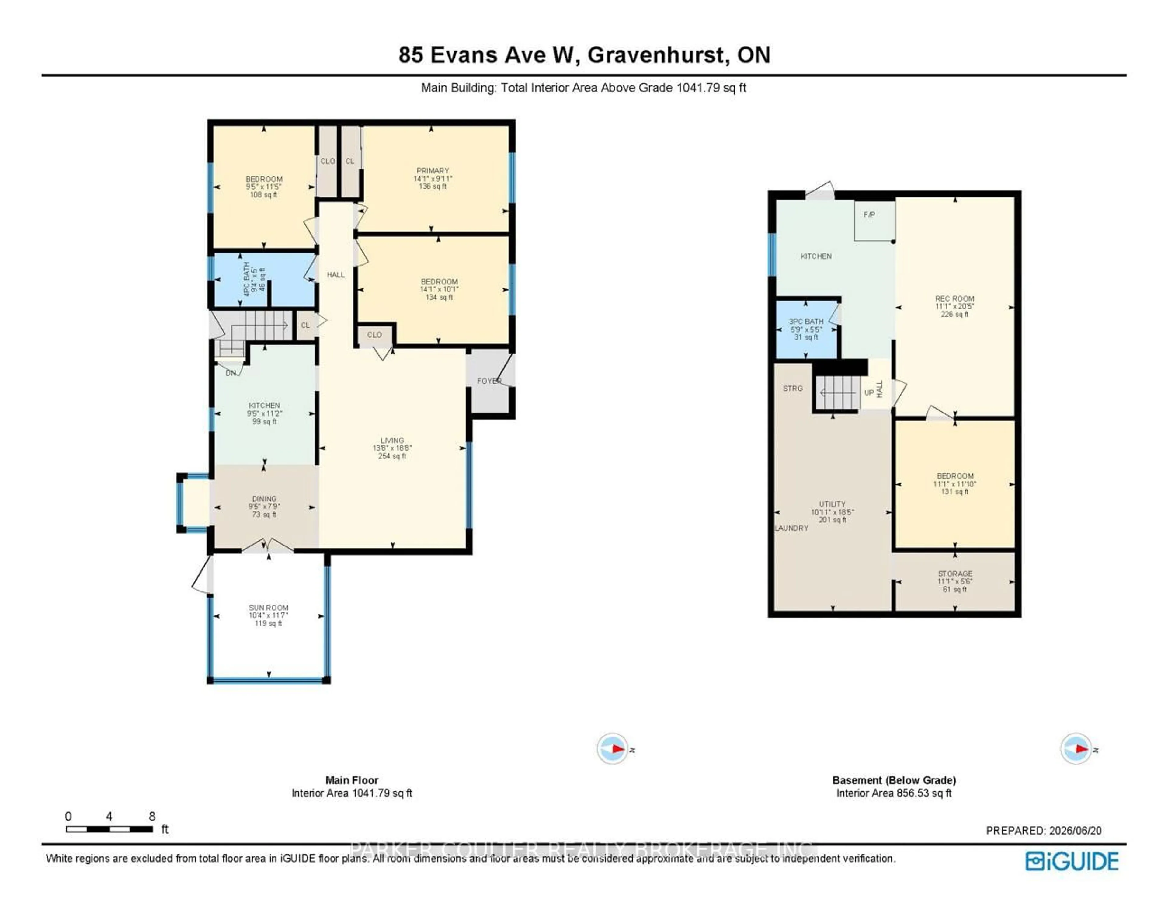 Floor plan for 85 Evans Ave, Gravenhurst Ontario P1P 1A6