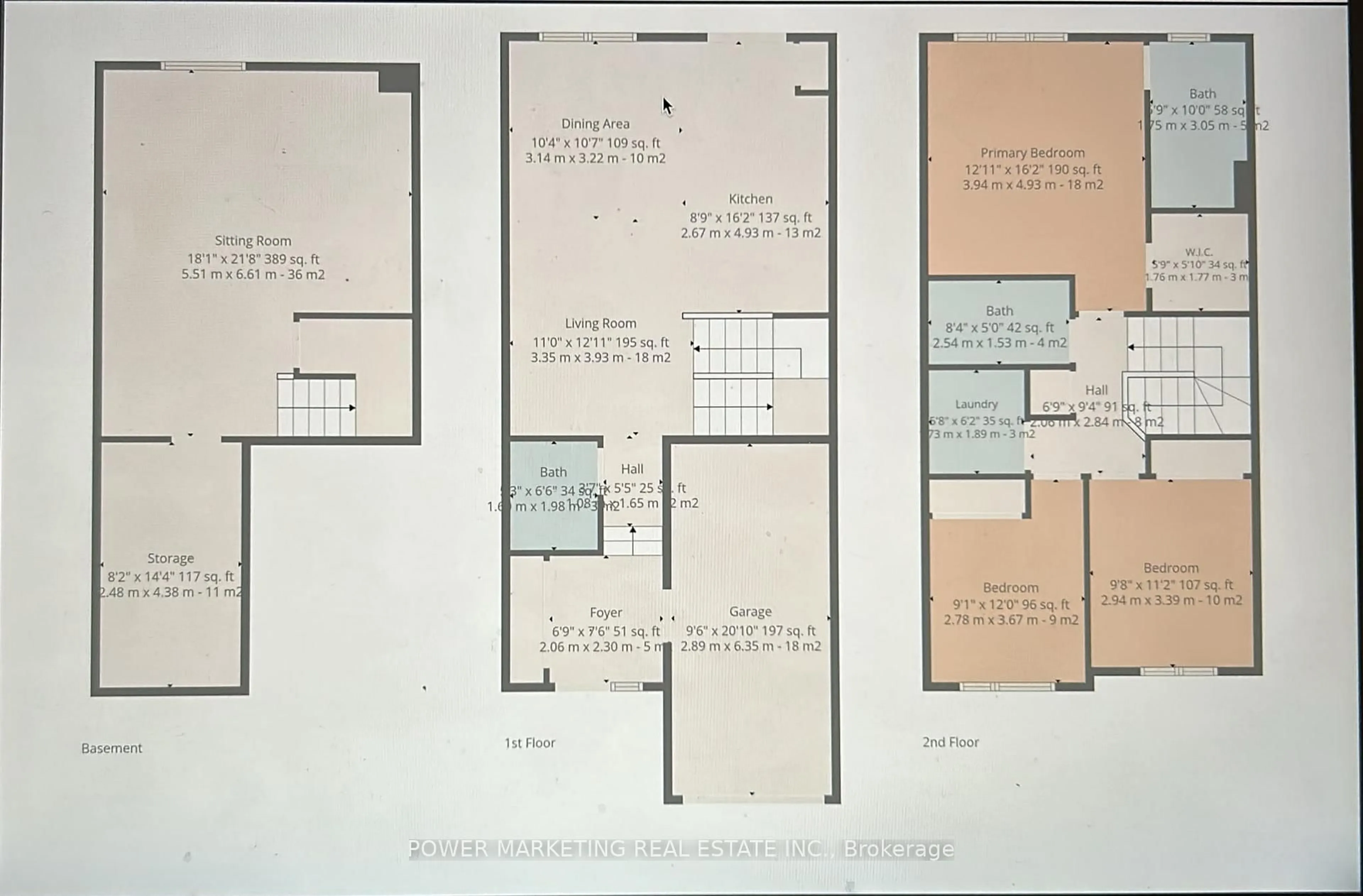 Floor plan for 925 Athenry Crt, Ottawa Ontario K2J 7C9