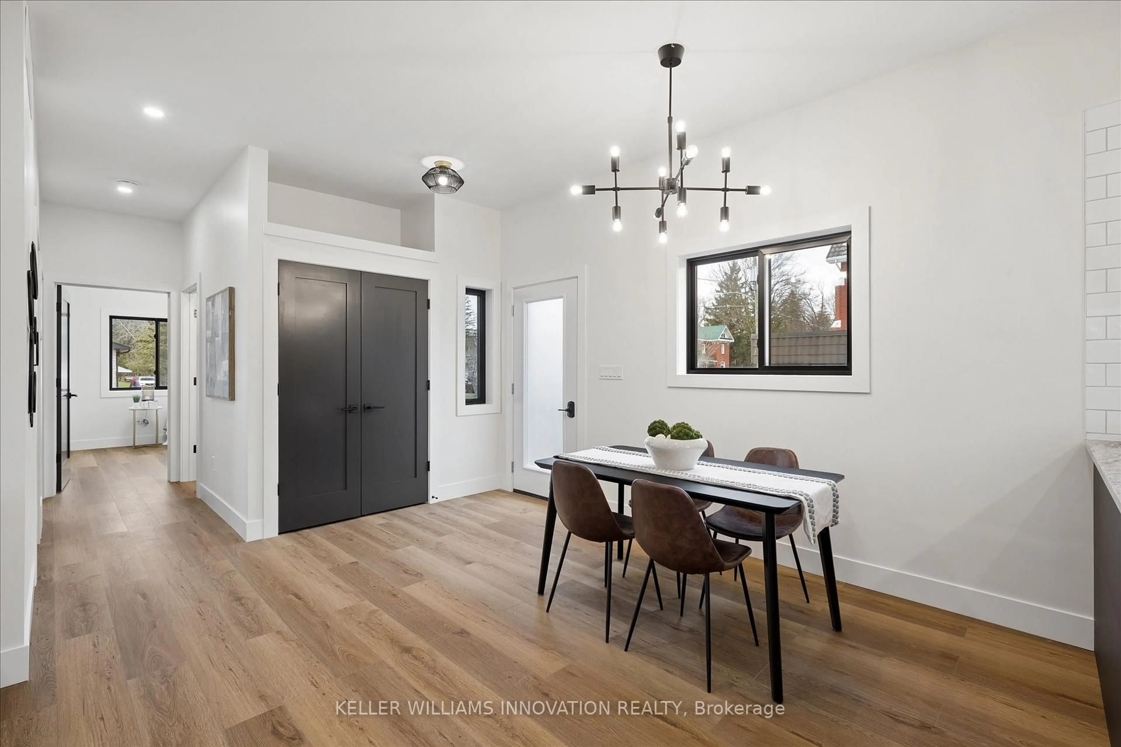 Dining room, wood/laminate floor for 215 Winstanley St, West Perth Ontario N0K 1P0