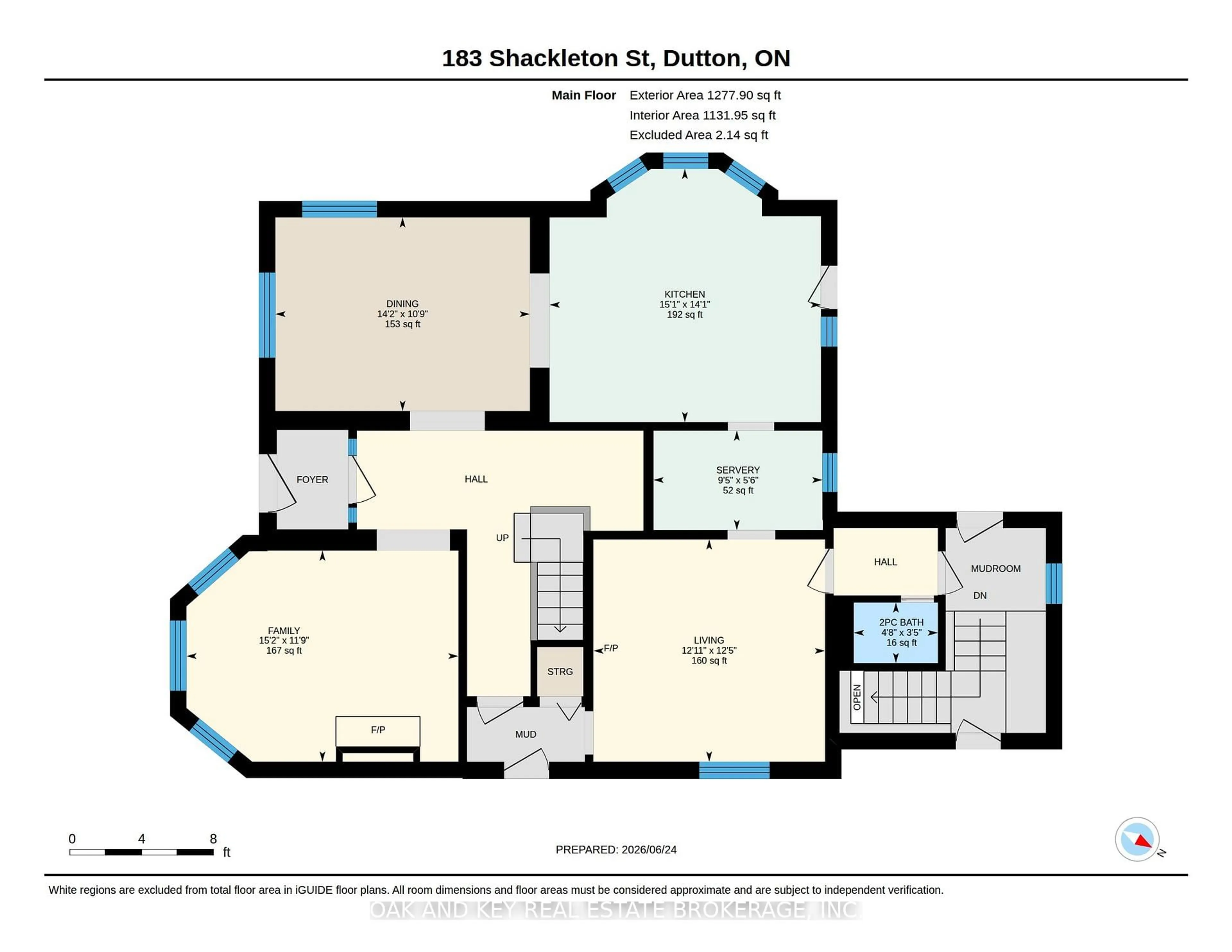 Floor plan for 183 Shackleton St, Dutton/Dunwich Ontario N0L 1J0