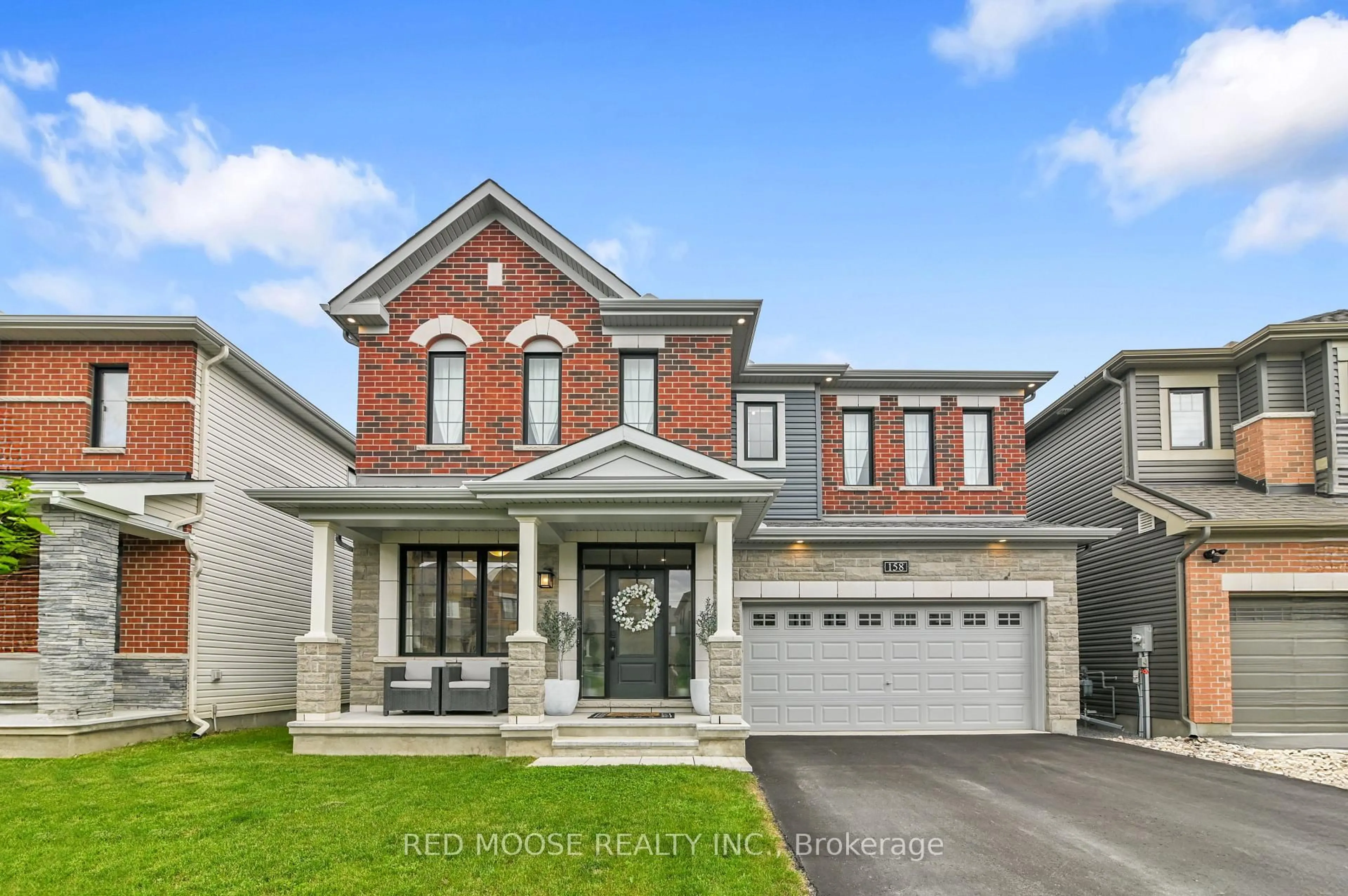 Home with brick exterior material, street for 158 Aquarium Ave, Ottawa Ontario K4A 1L1