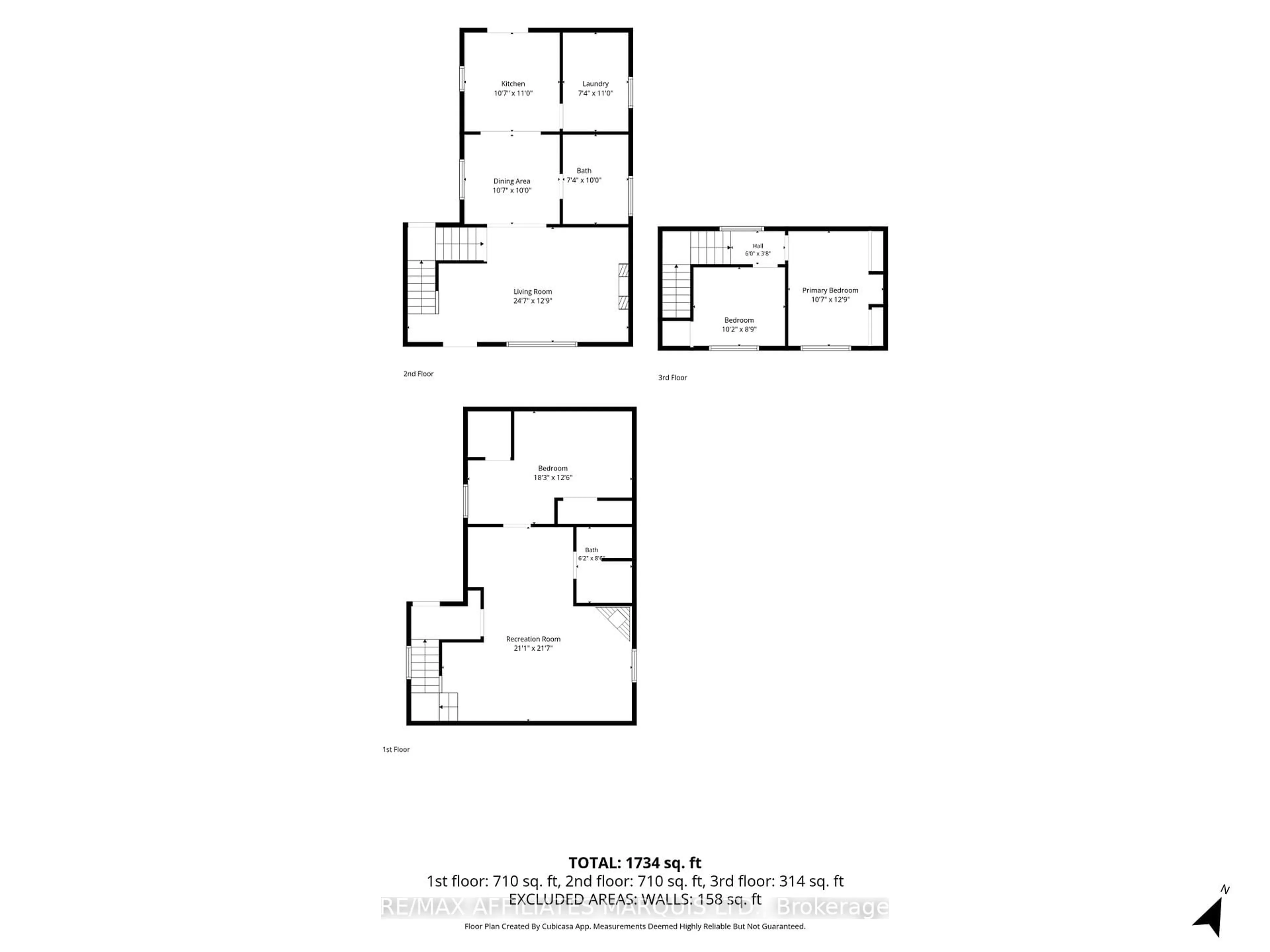 Floor plan for 110 15th St, Cornwall Ontario K6J 3J8